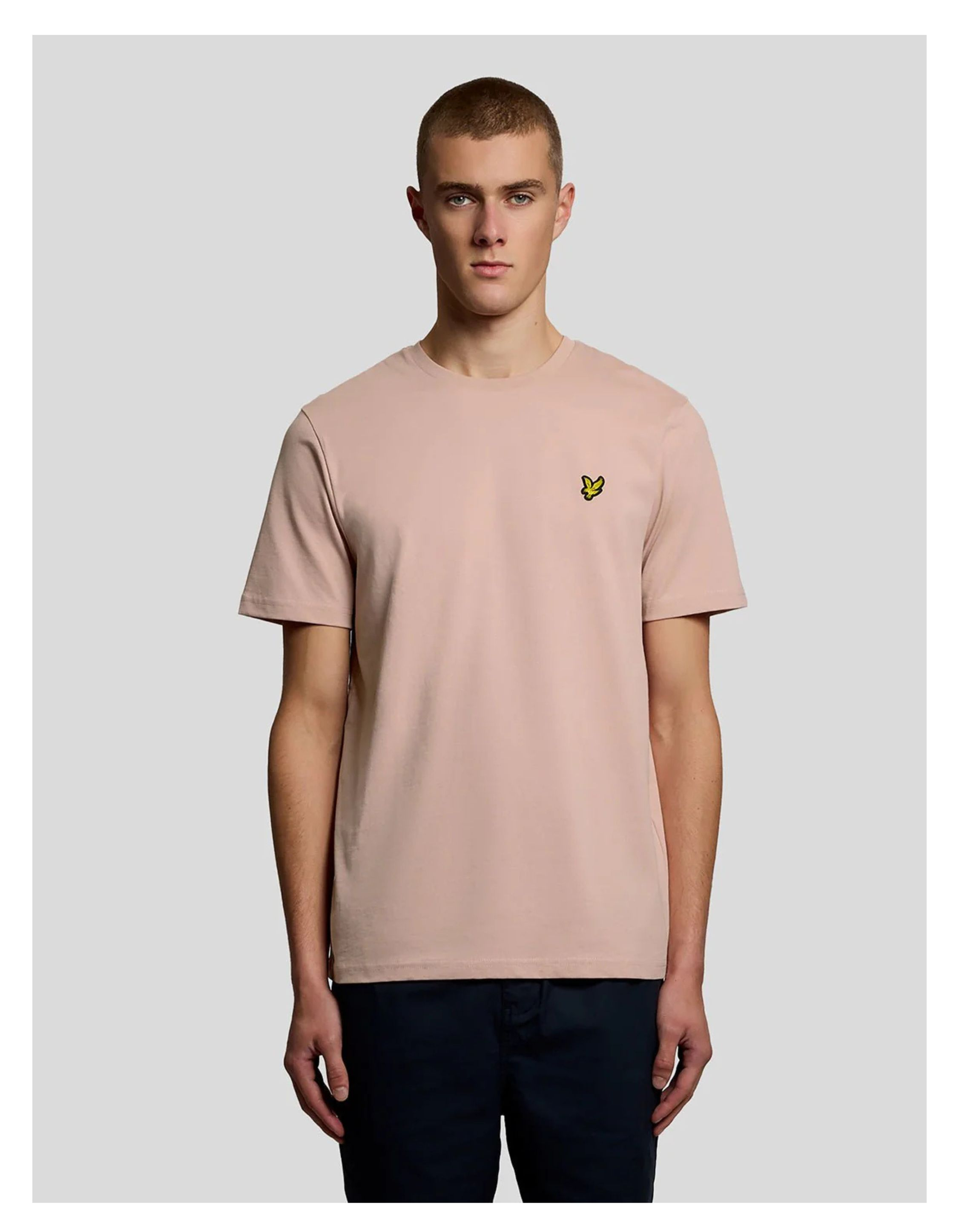 Lyle&scott Plain T-shirt T-shirts Roze Ts400vog