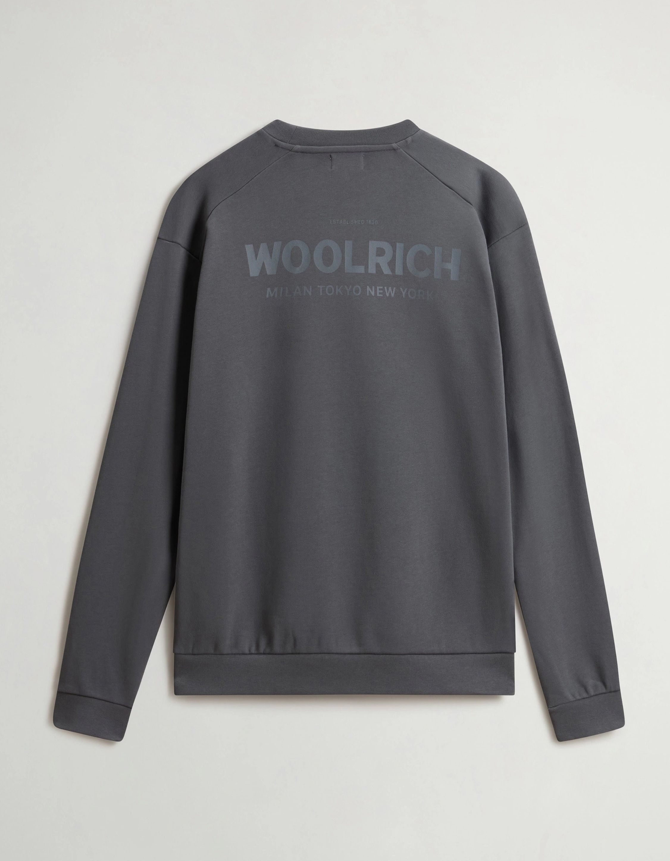 Woolrich Macro Logo Sweaters Donkergrijs Cfwosw2032mrut5377