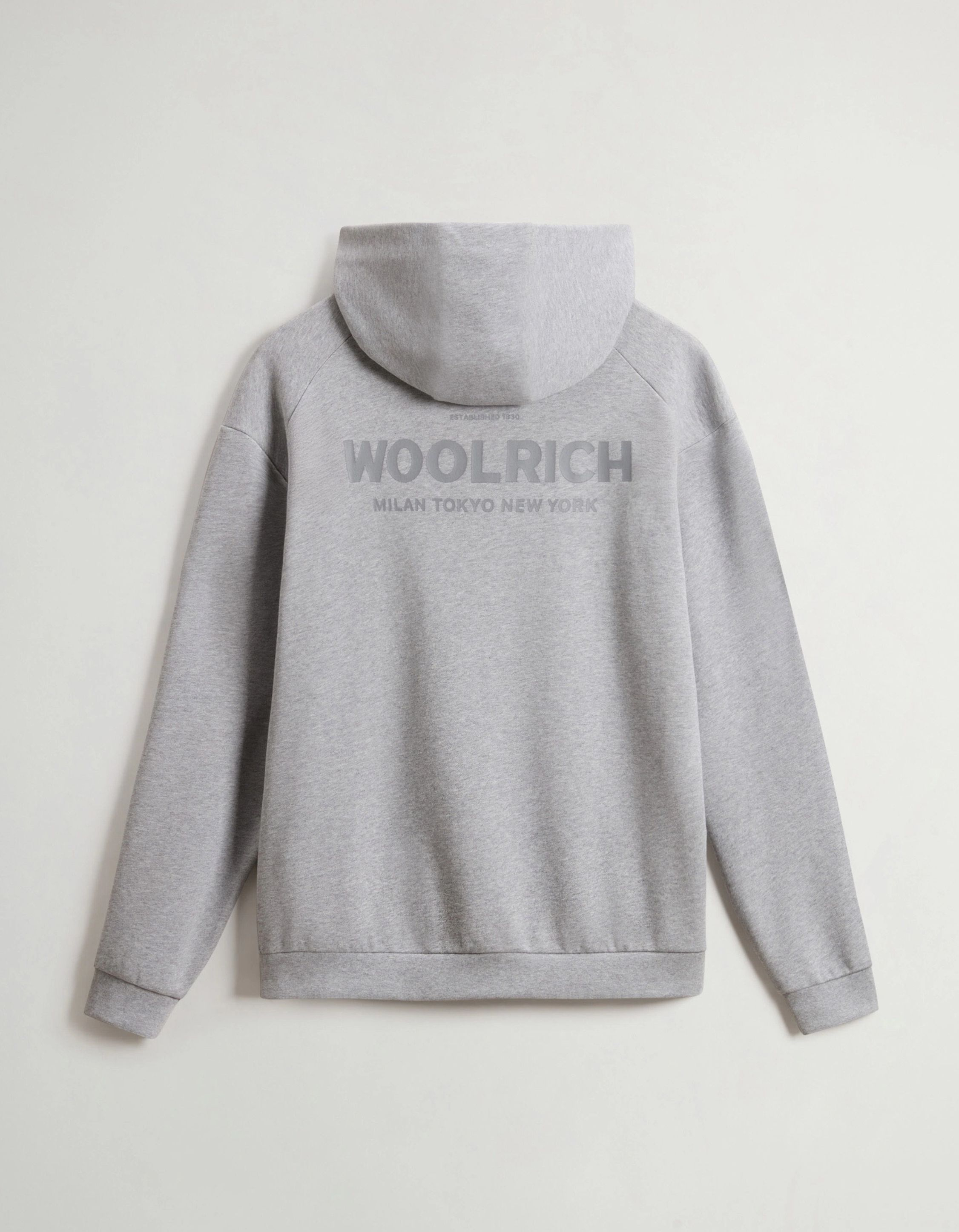 Woolrich Macro Logo Hoodies Grijs Cfwosw2033mrut5377