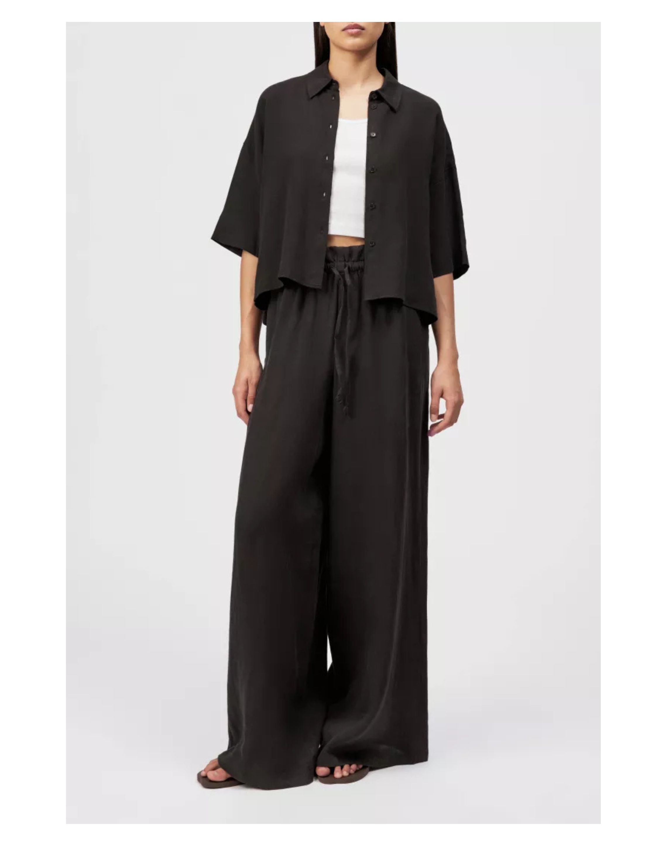 Drykorn Yakira Blouses Donkerbruin 126082 Yakira