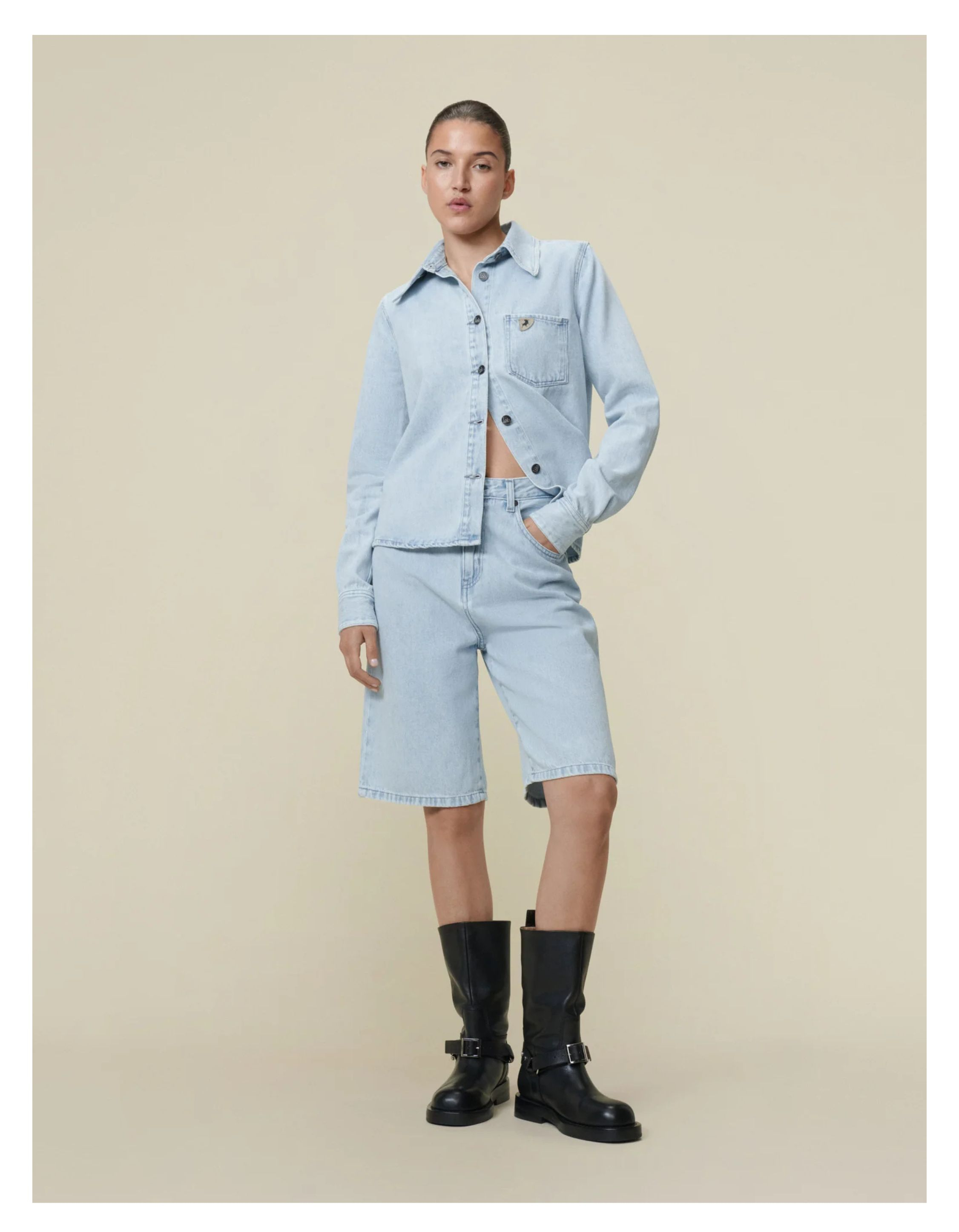 Lois Camille Short Shorts Lichtblauw 3320-7973