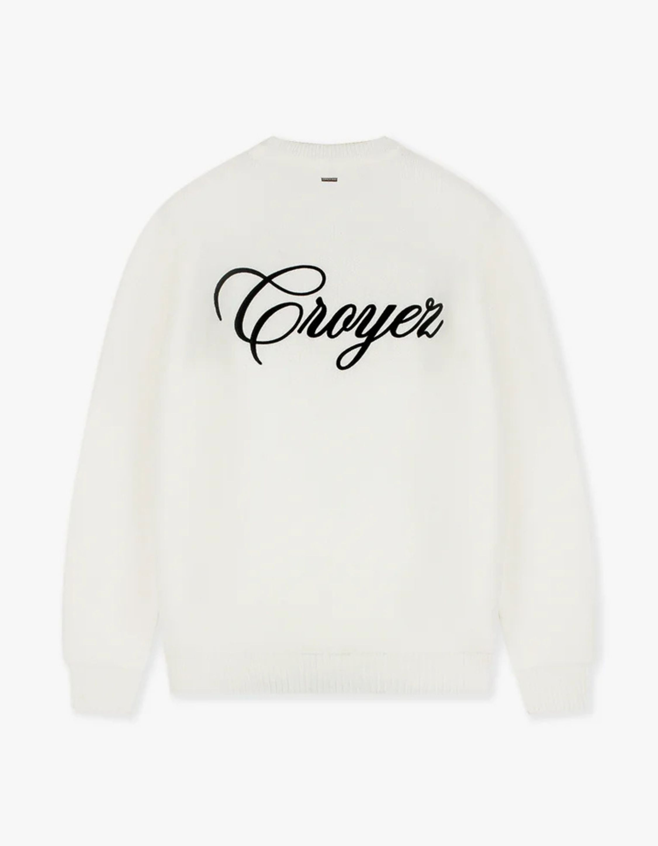 Croyez Script Knit Sweater Truien Off White Cra30026037