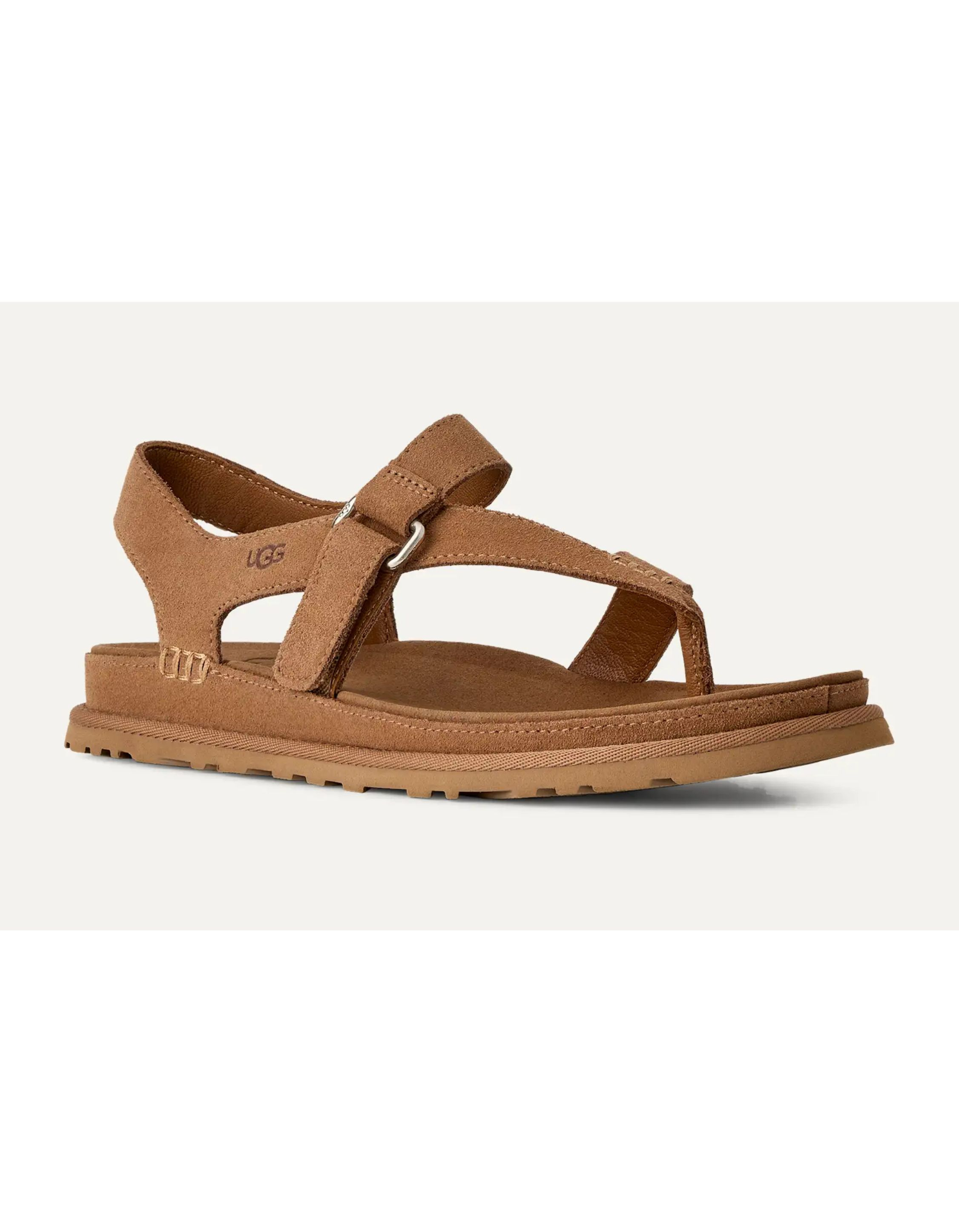 Ugg Goldengaze Toe Post Sandalen Cognac 1175134