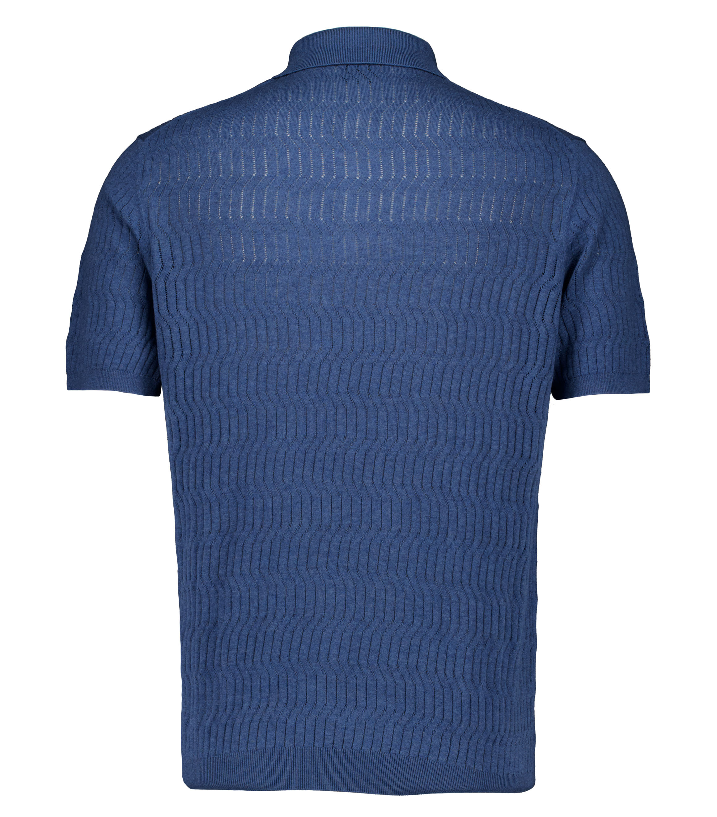 Bugatti Herren Polo 1/2 Arm Polos Blauw 7100-15553e