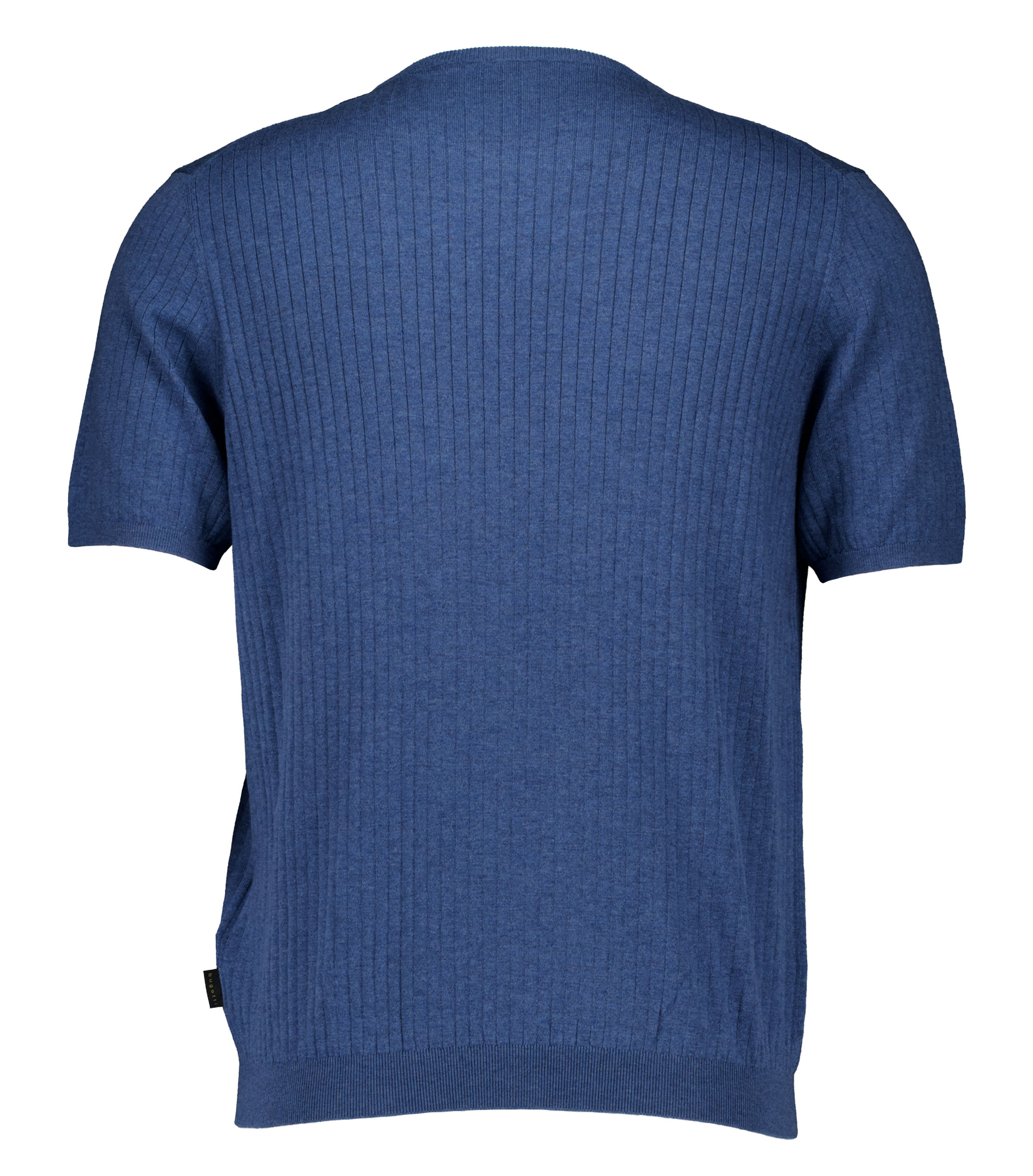 Bugatti Herren T-shirt 1/2 Arm T-shirts Blauw 7200-15552e