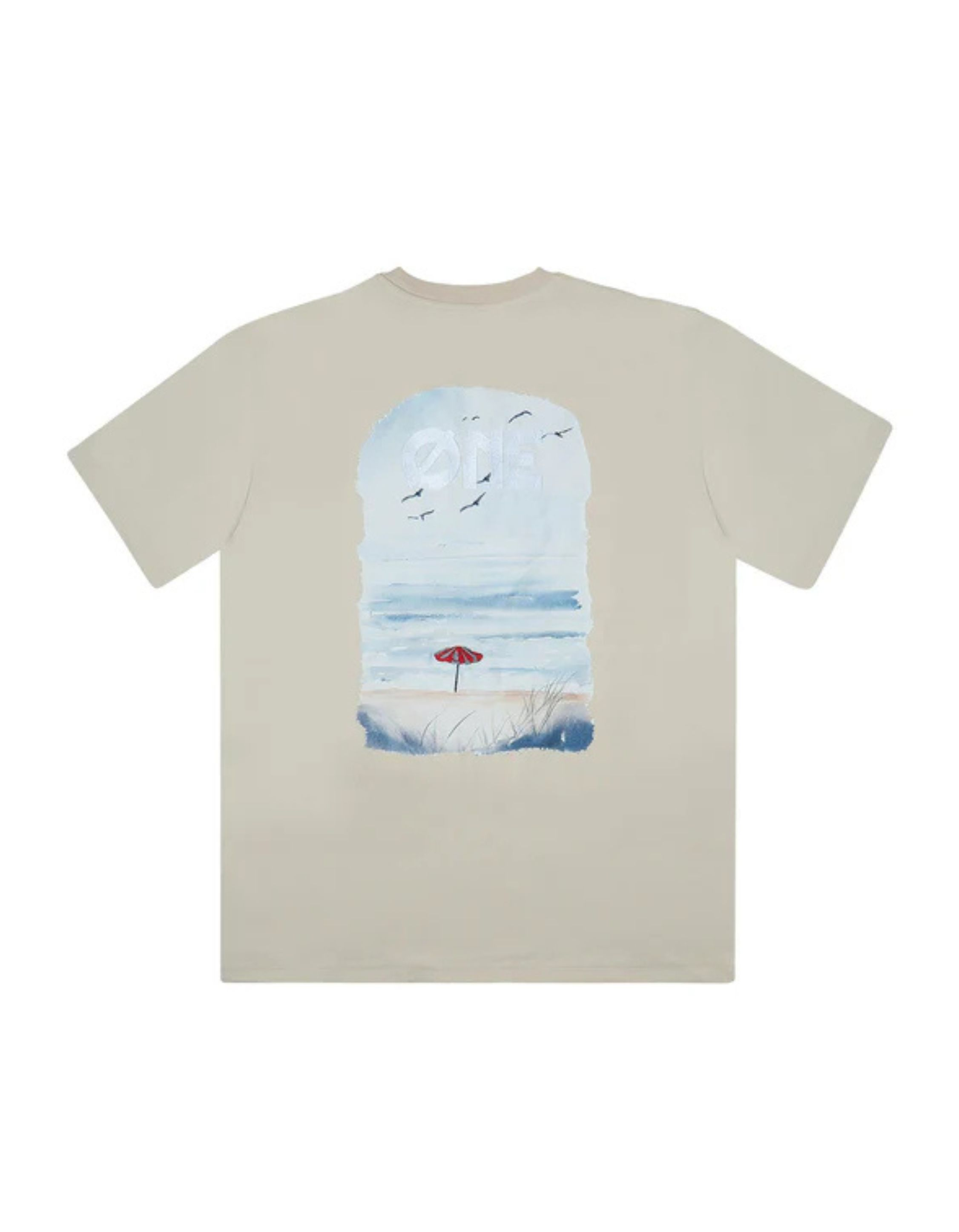 One First Movers Seaside T-shirts Beige Seaside Tee