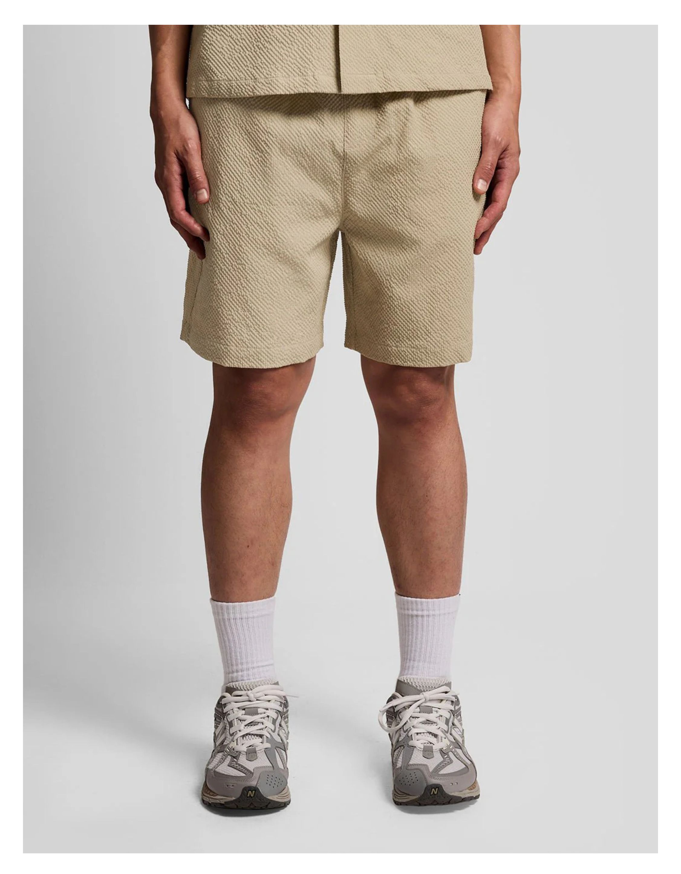 Lyle&scott Crinkle Resort Shorts Lichtgroen Sh2405v