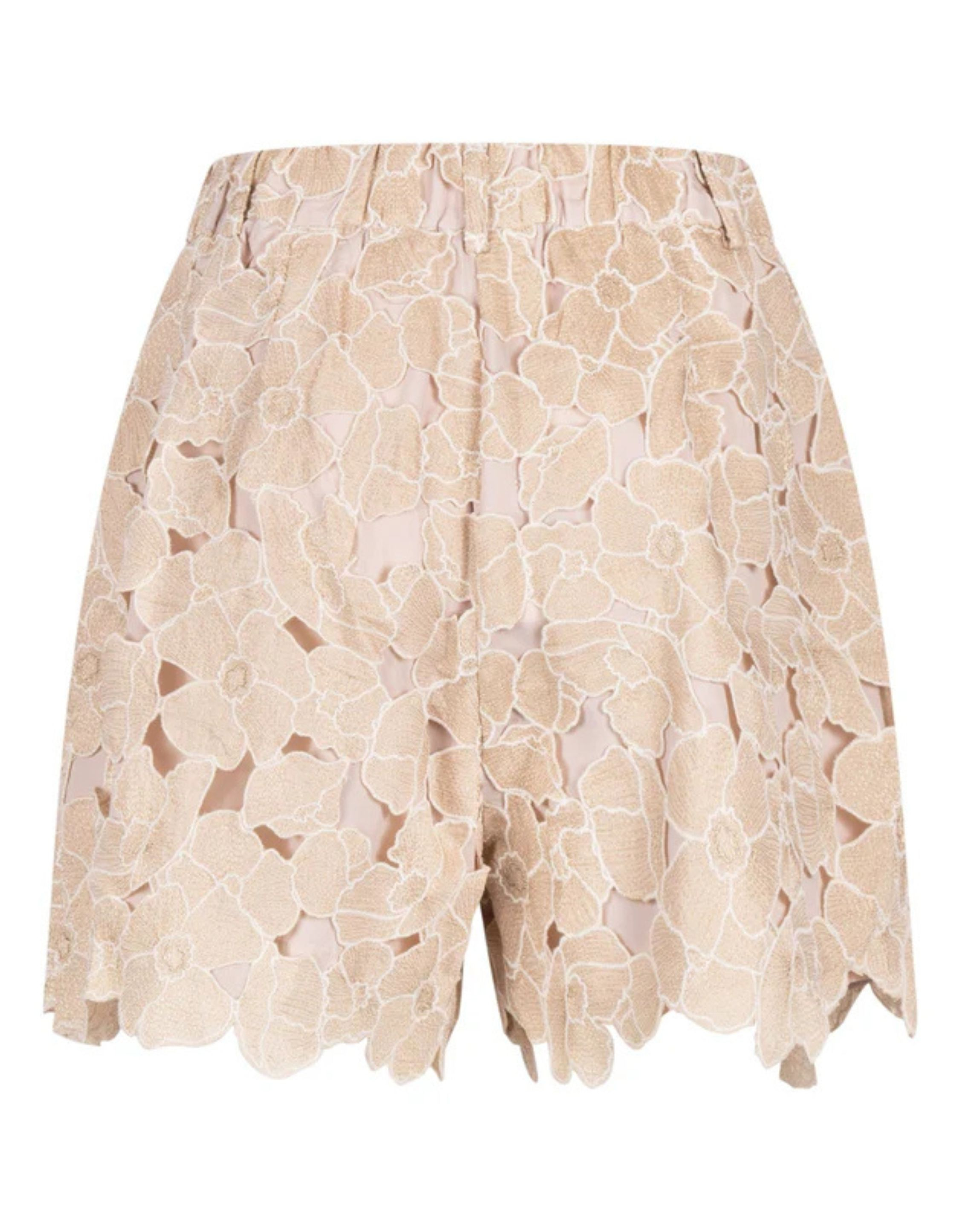 Nukus Dagmar Short Flower  Zand Nks09103