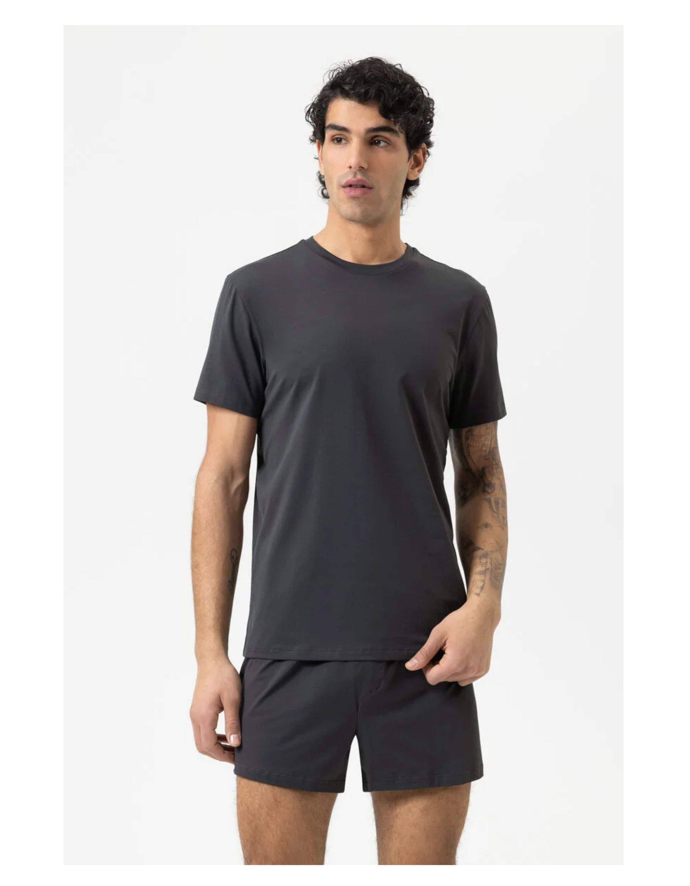 Mey T-shirt T-shirts Donkergrijs 2110017