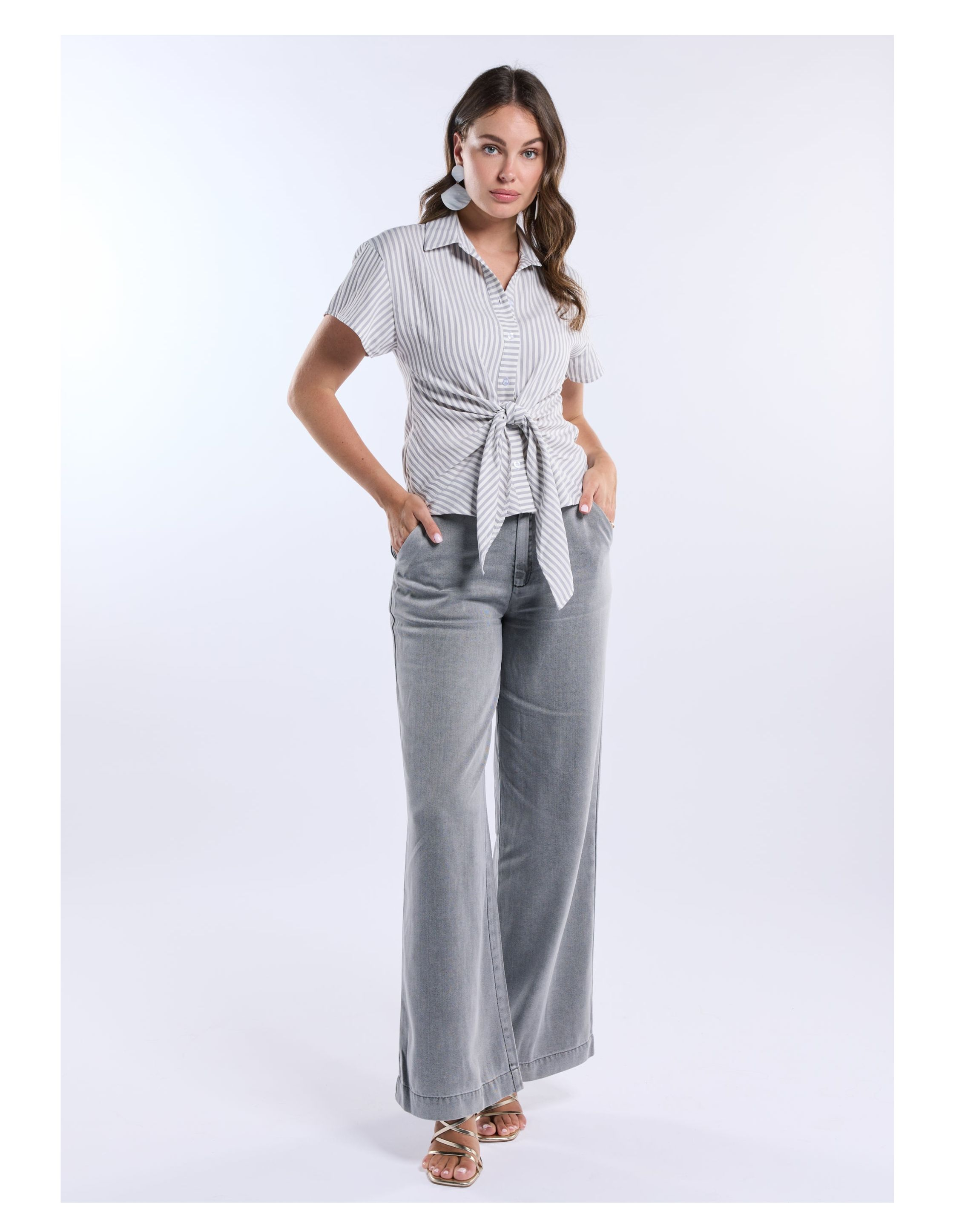 Freebird Jeans  Grijs Pepa-2