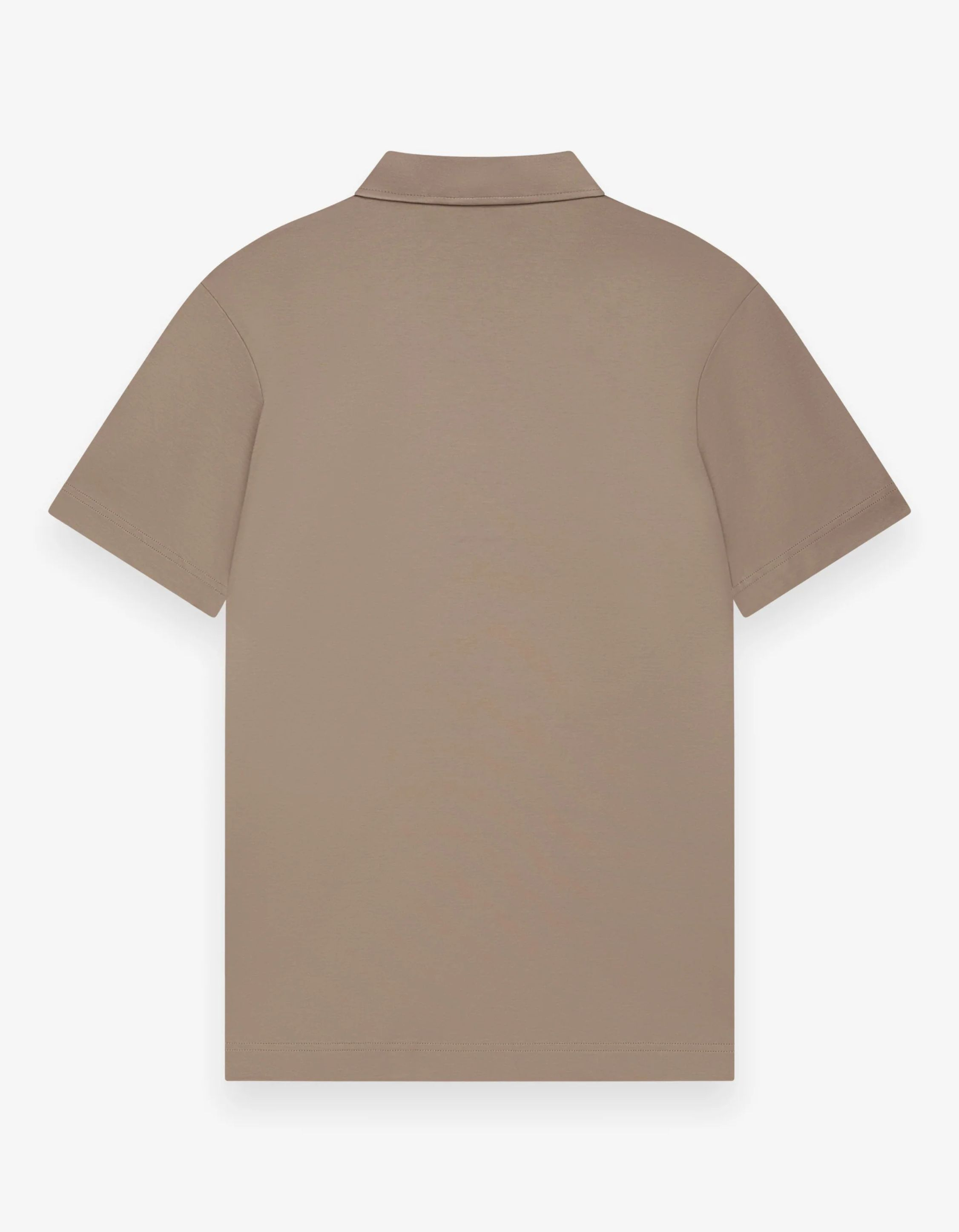 Valenza Supima Polo Schiller Collar S/s Polos Taupe 1005