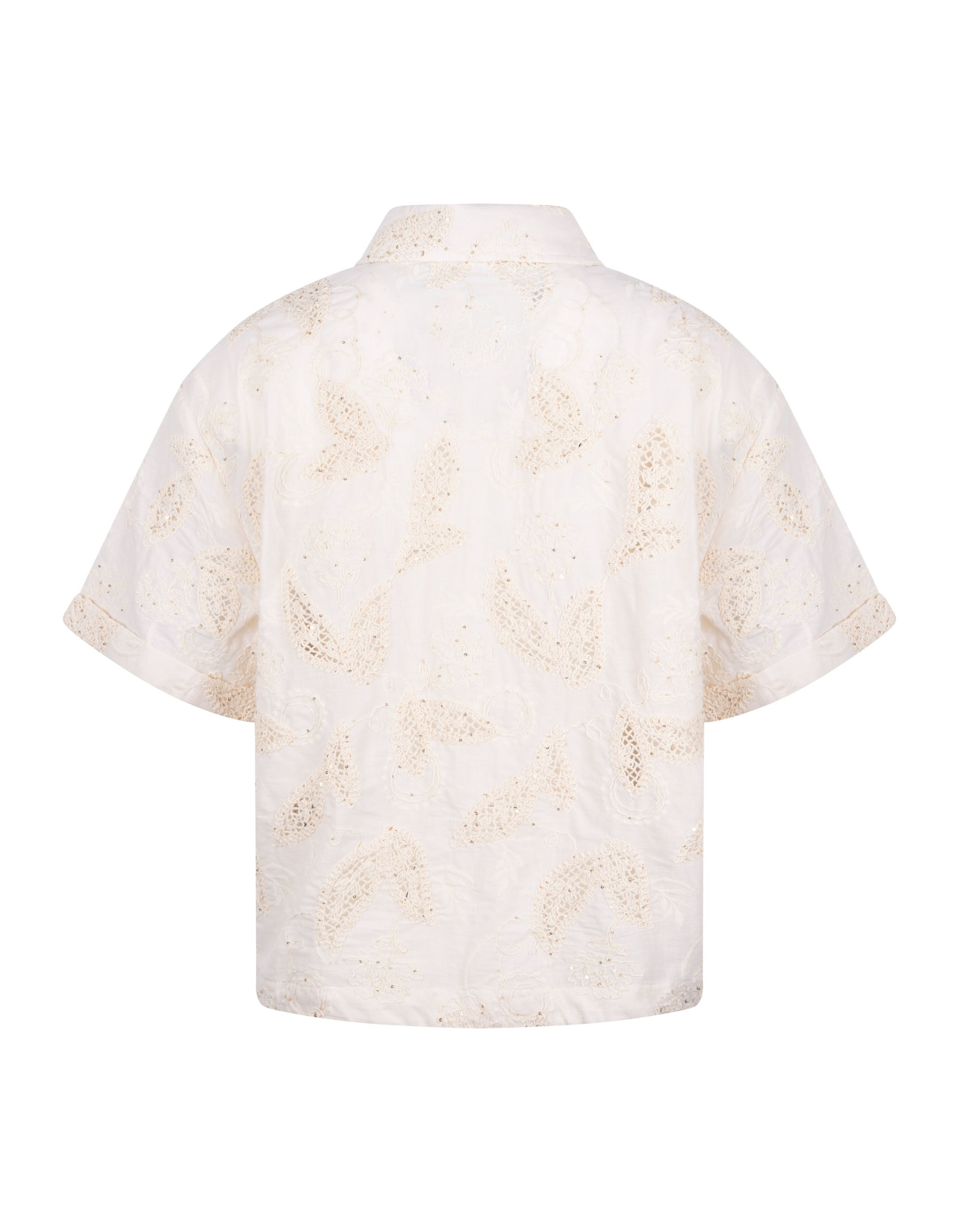 Nukus Leonora Blouse  Zand Nks02124