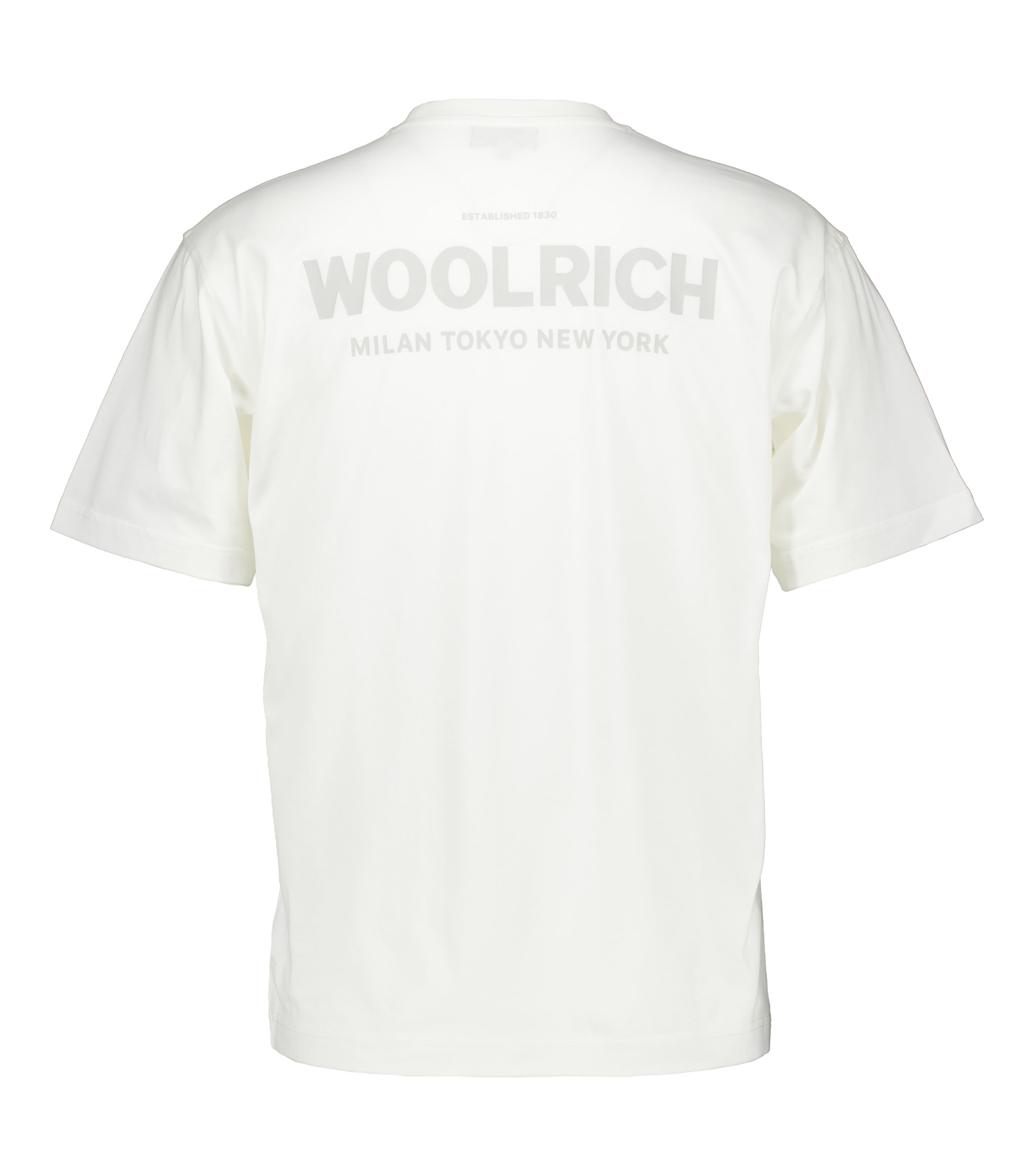 Woolrich Cotton Graphic T-shirts Off White Cfwote2010mrut5334