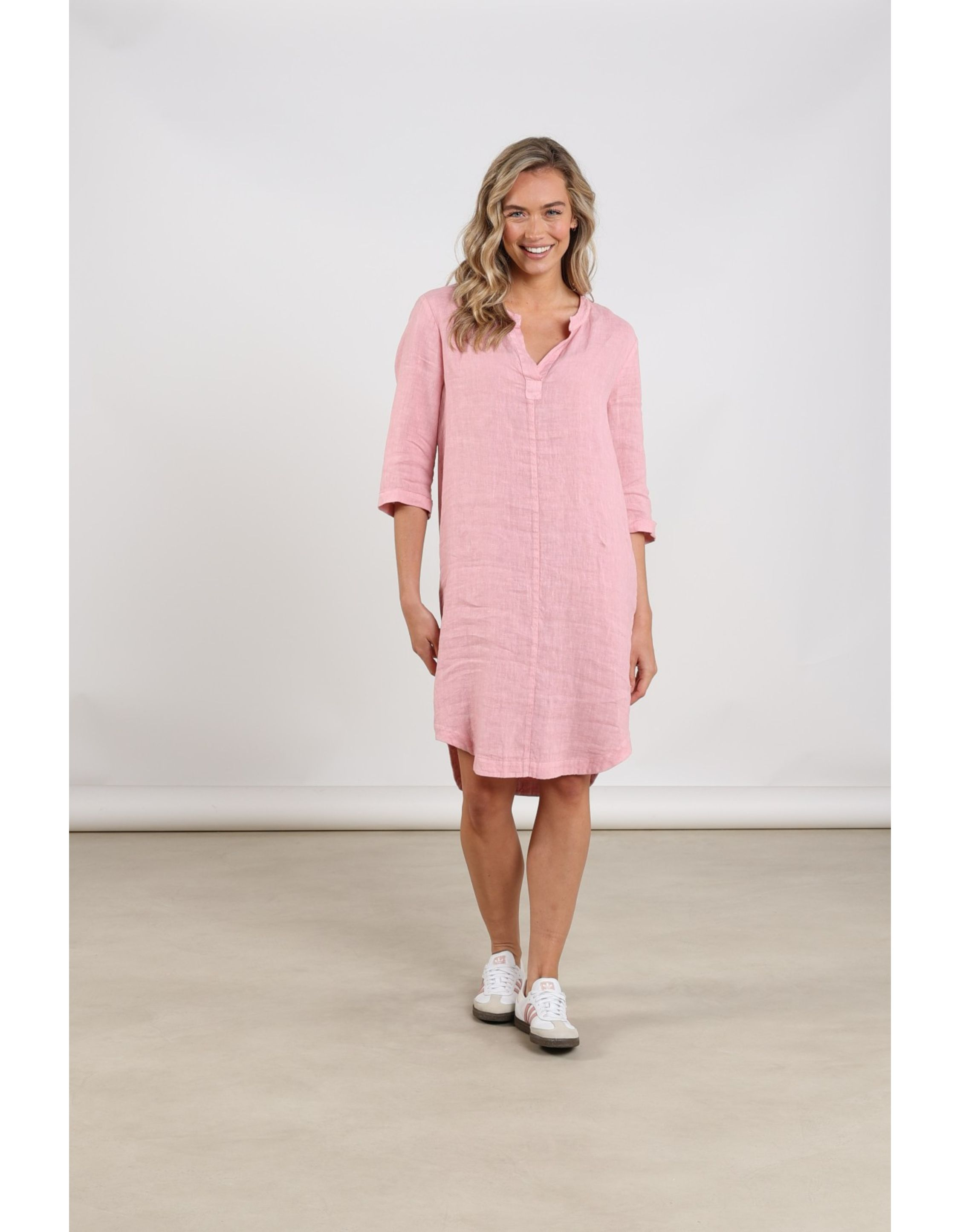 Nukus Kate Dress Mix  Lichtroze Nks14015