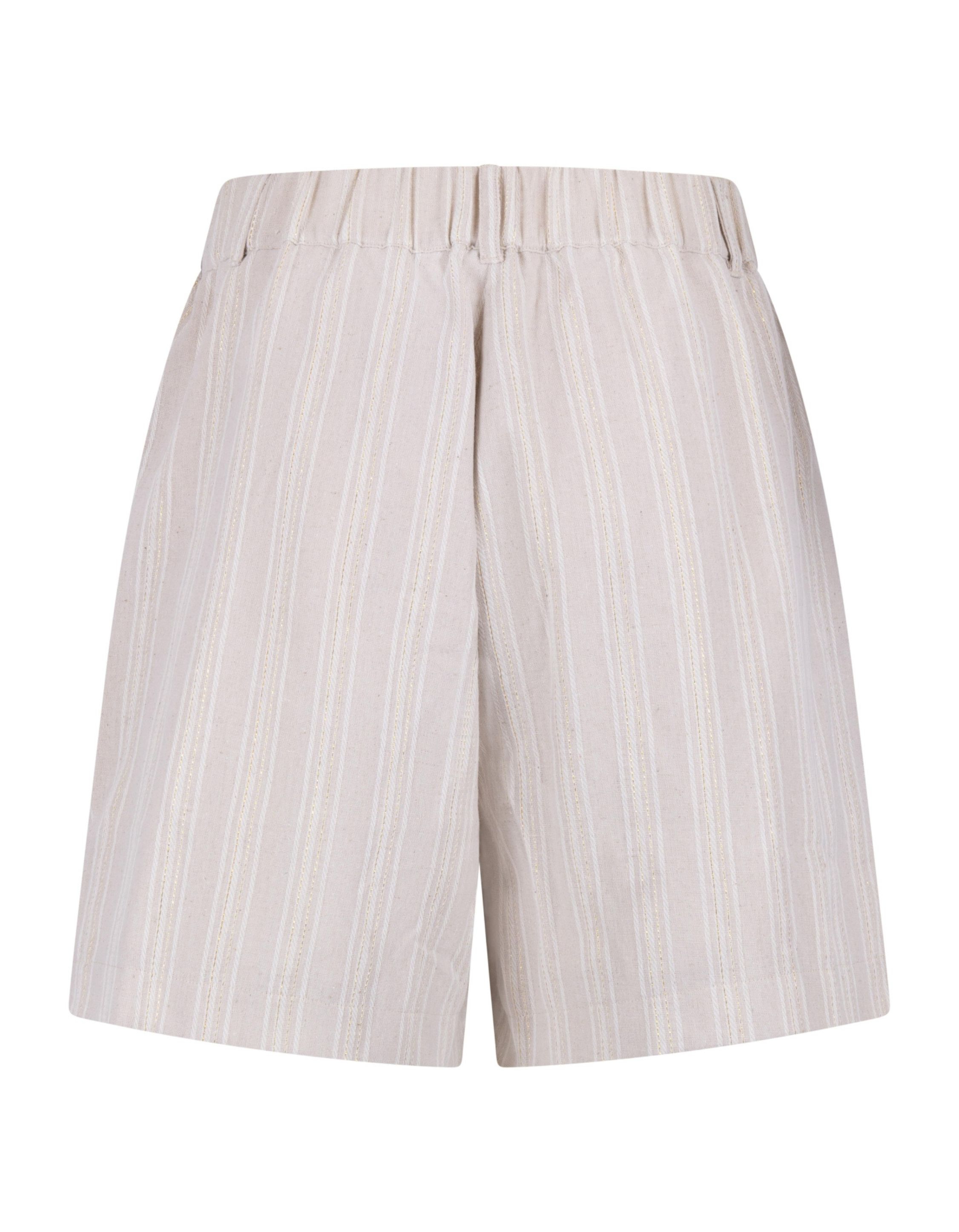 Nukus Dagmar Short Stripe  Zand Nks09053