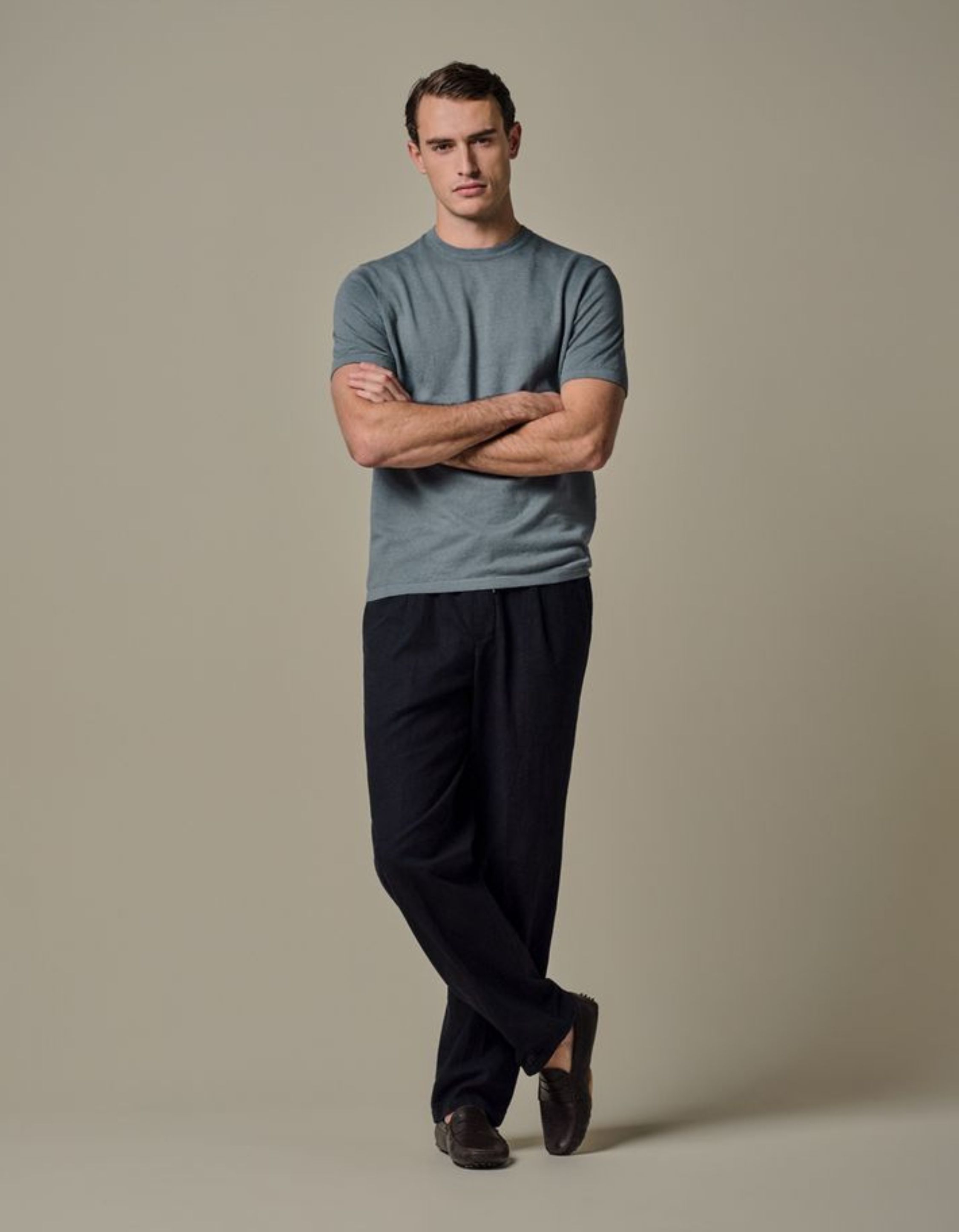 Profuomo T-shirt Crew Neck Ss T-shirts Lichtblauw Ppxt10006