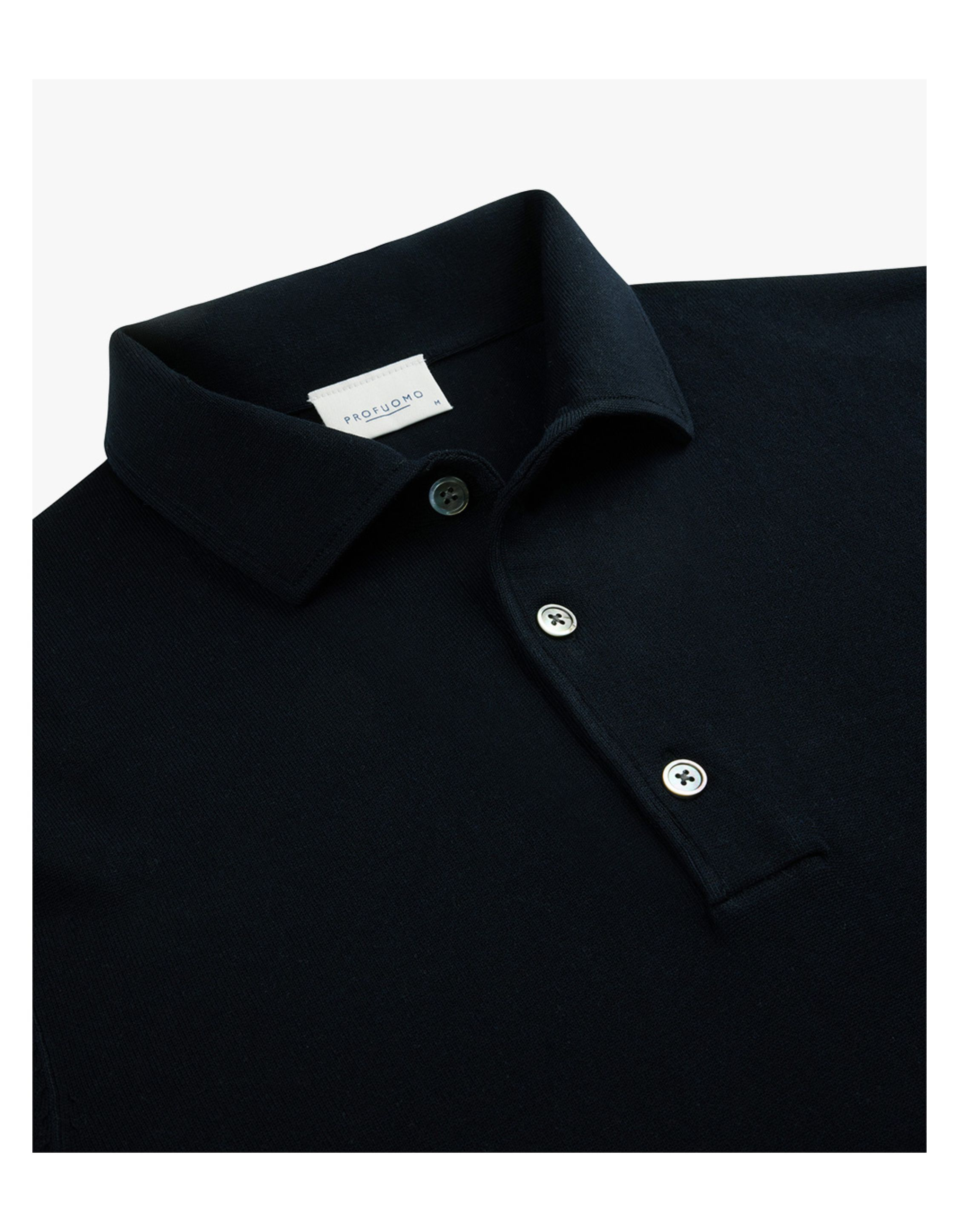 Profuomo Polo Onepiece Polos Donkerblauw Pp2j00009