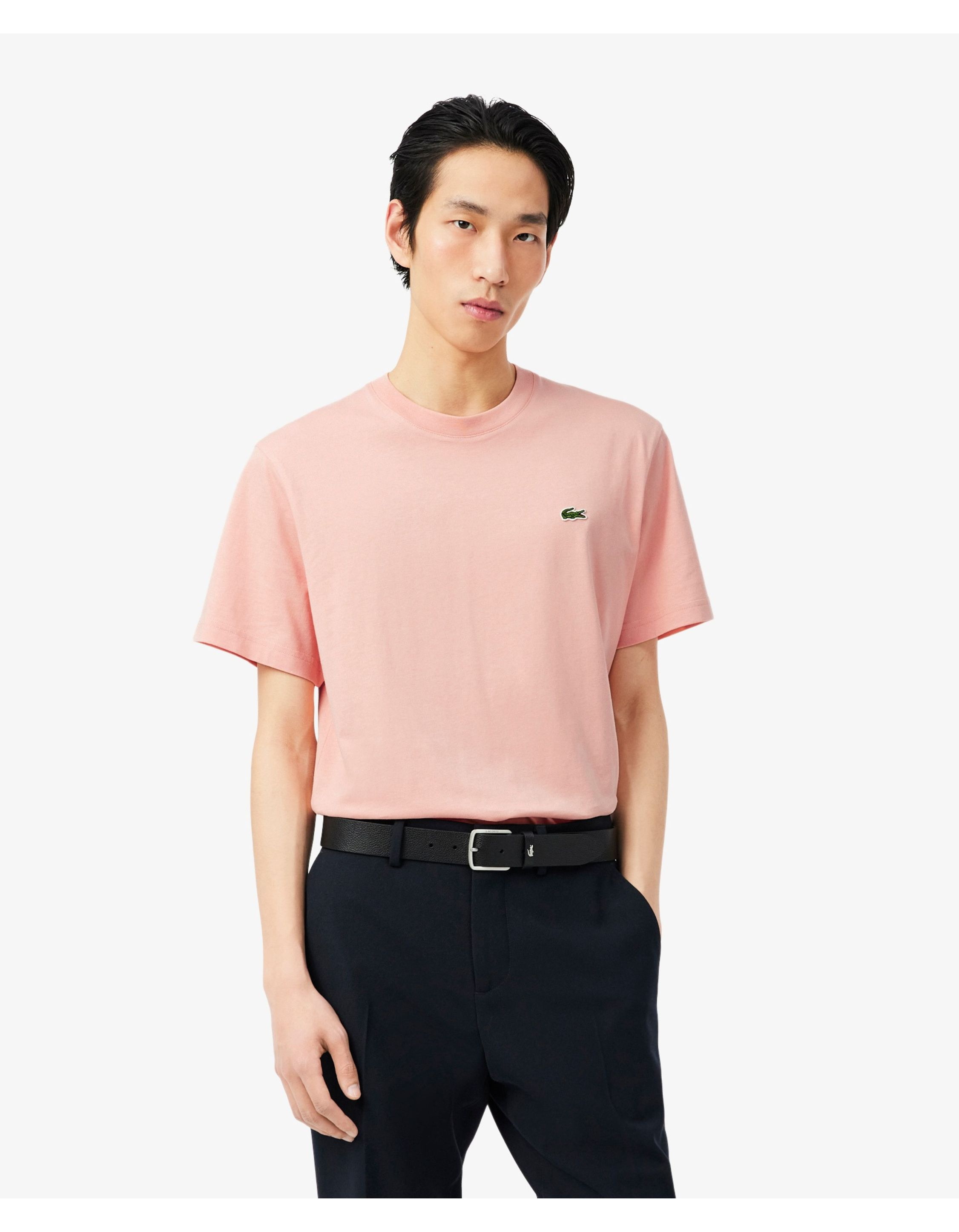 Lacoste 1ht1 Men's Tee-shirt T-shirts Lichtroze Th7318-61