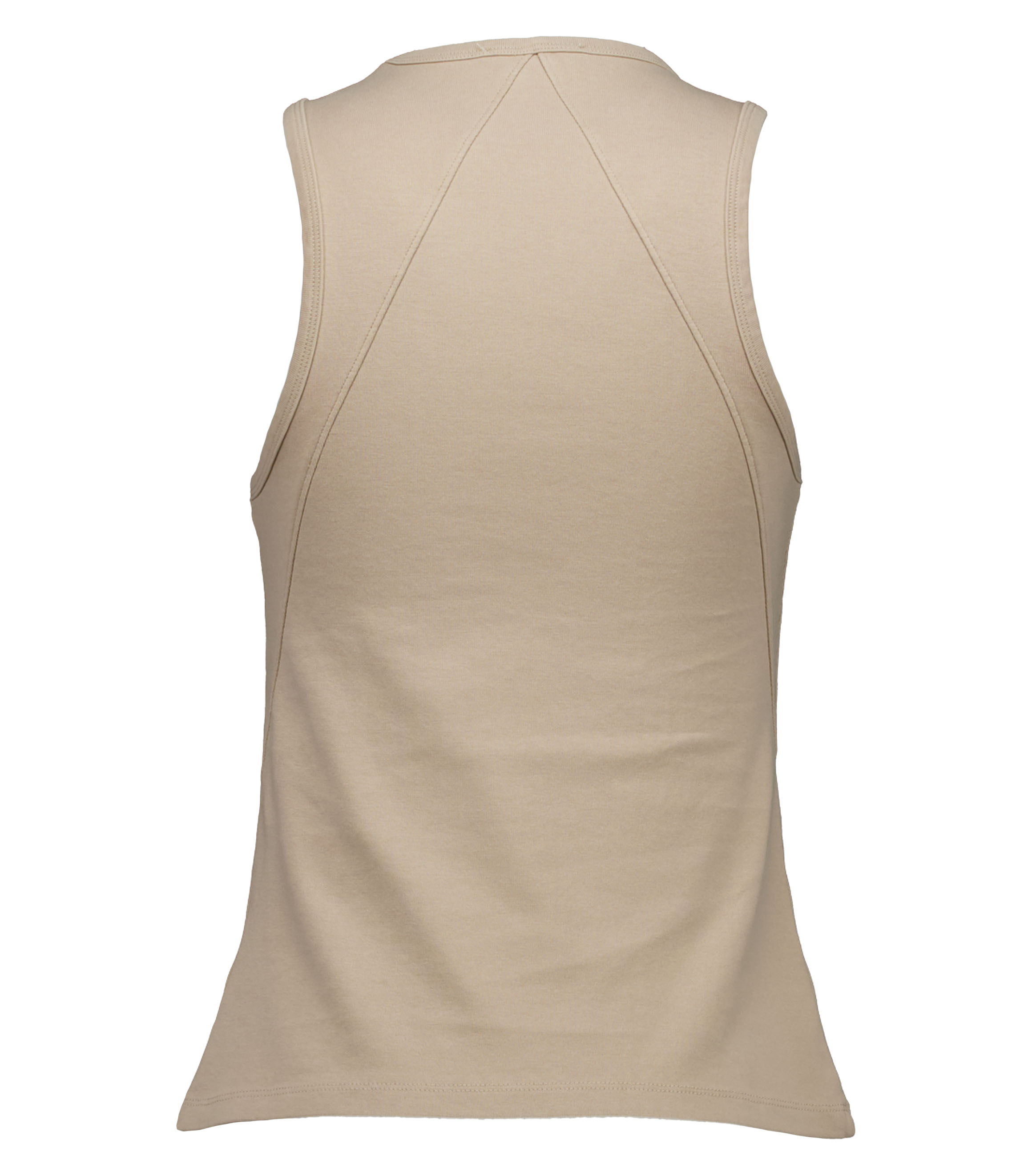 Dante 6 Jovie Fine Rib Crewneck Tanktop Tops Zand 261520