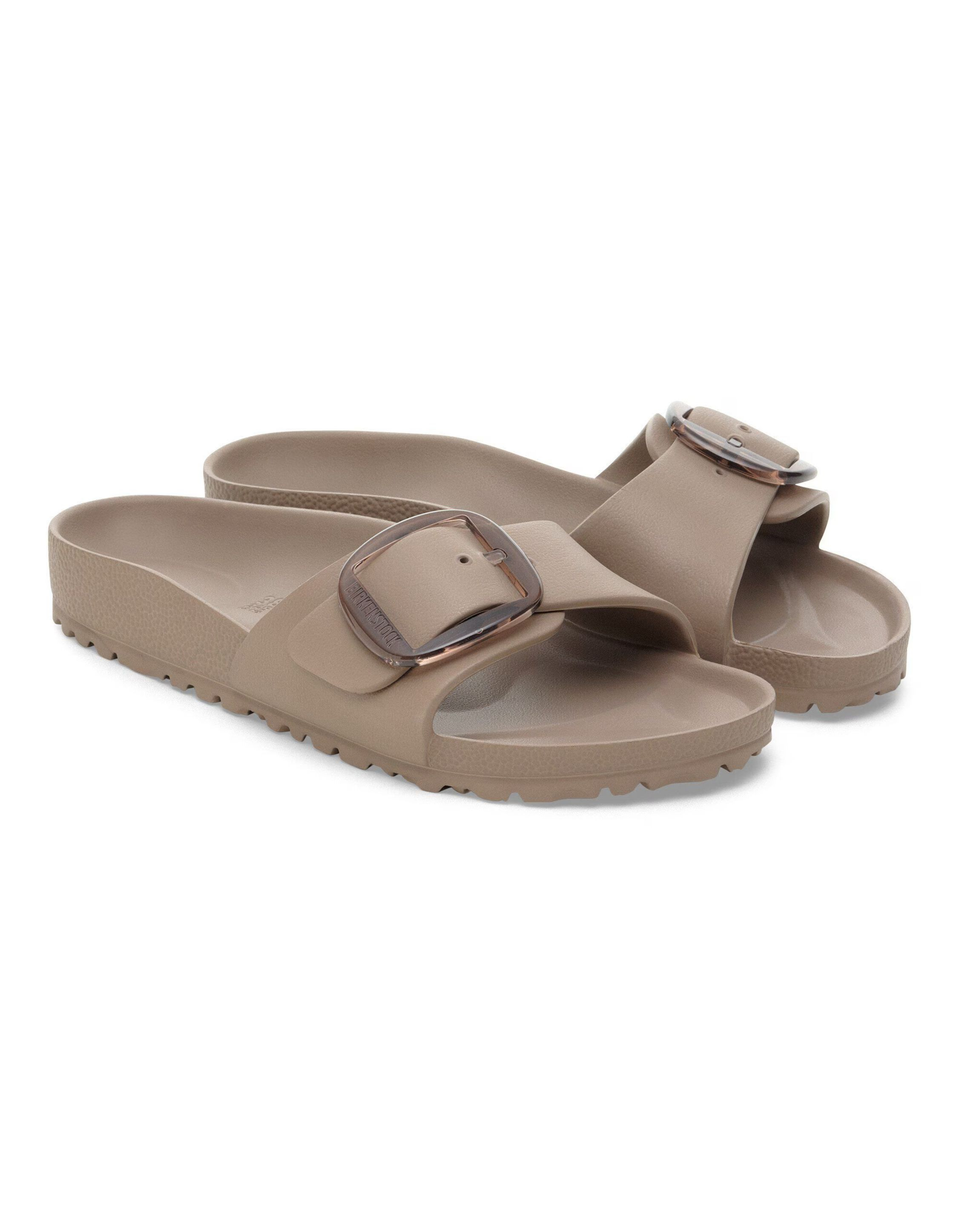Birkenstock Madrid Big Buckle Slippers Taupe 1030479