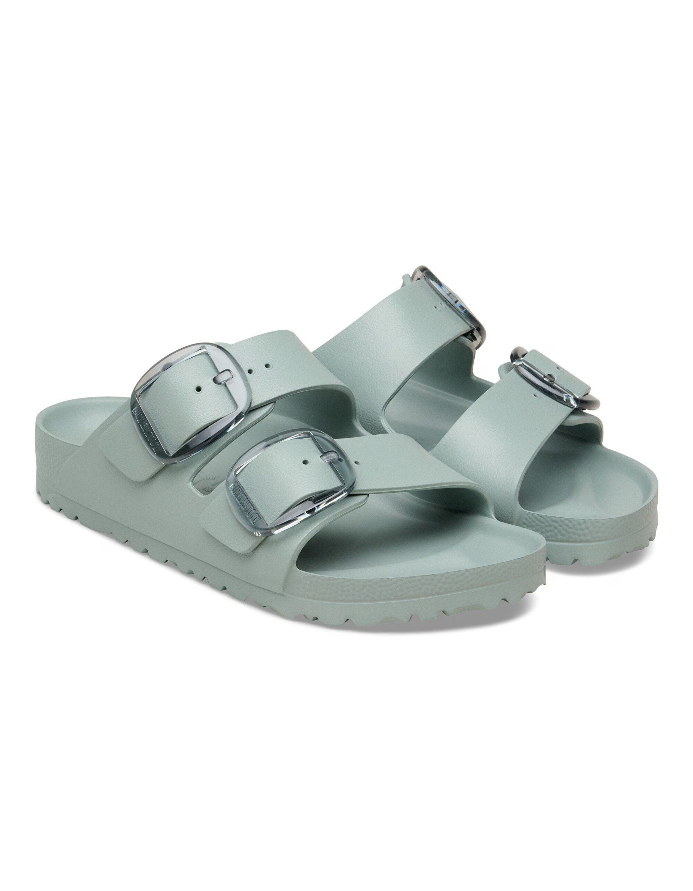 Birkenstock Arizona Big Buckle Slippers Lichtgroen 1031301