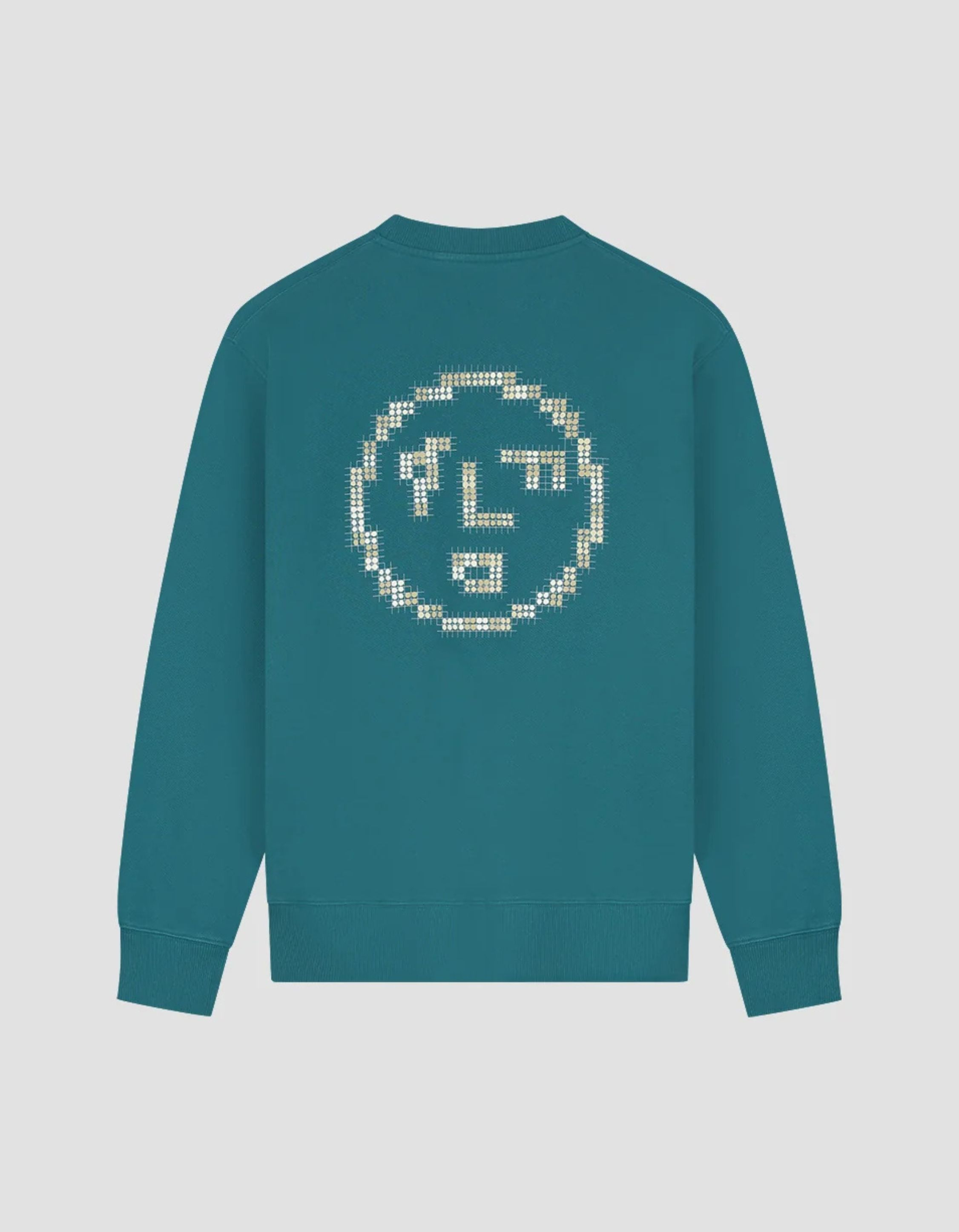 Olaf Dotted Face Crewneck Sweaters Groen M250200