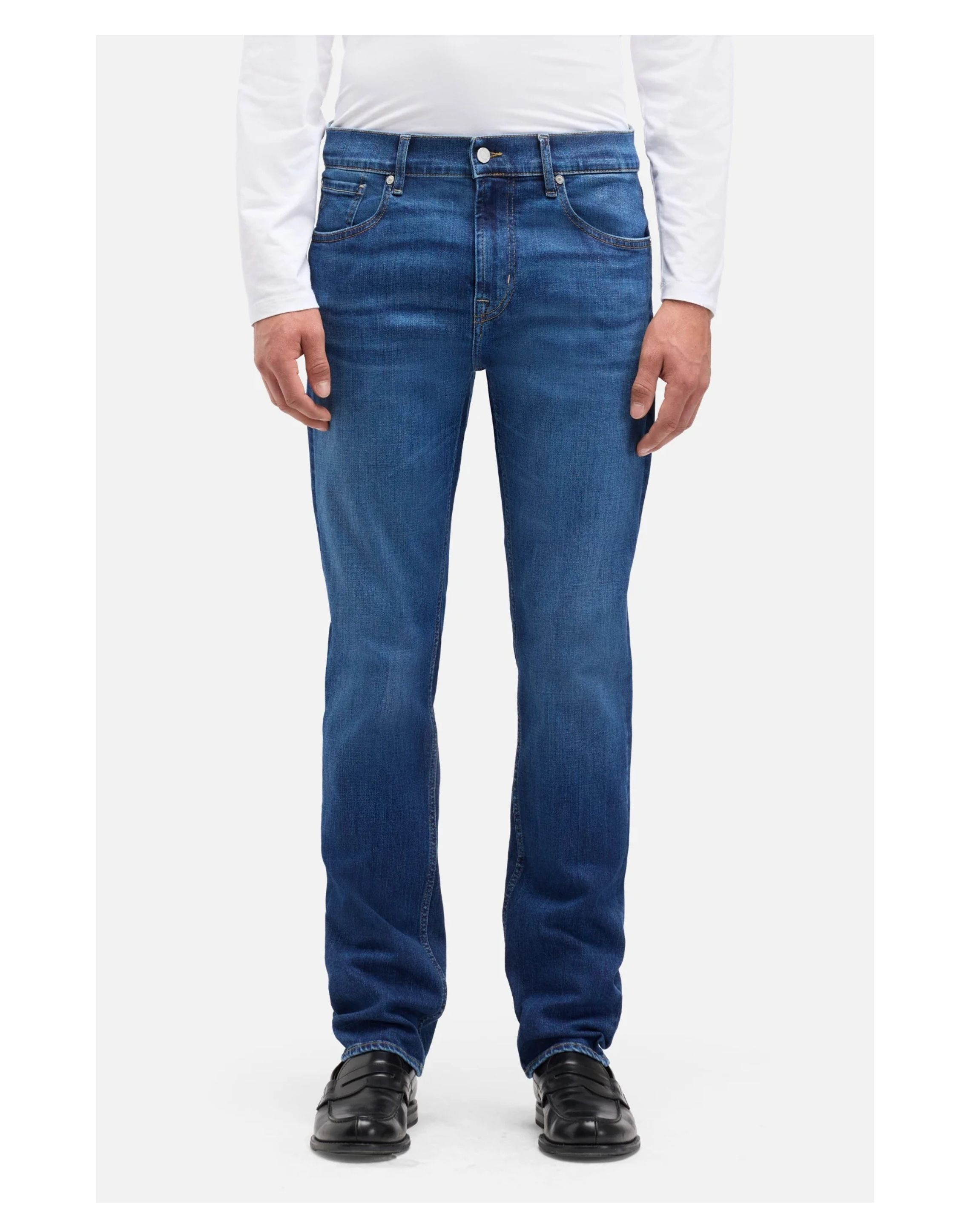 7 For All Mankind Slimmy Jeans Blauw 7tc40c12