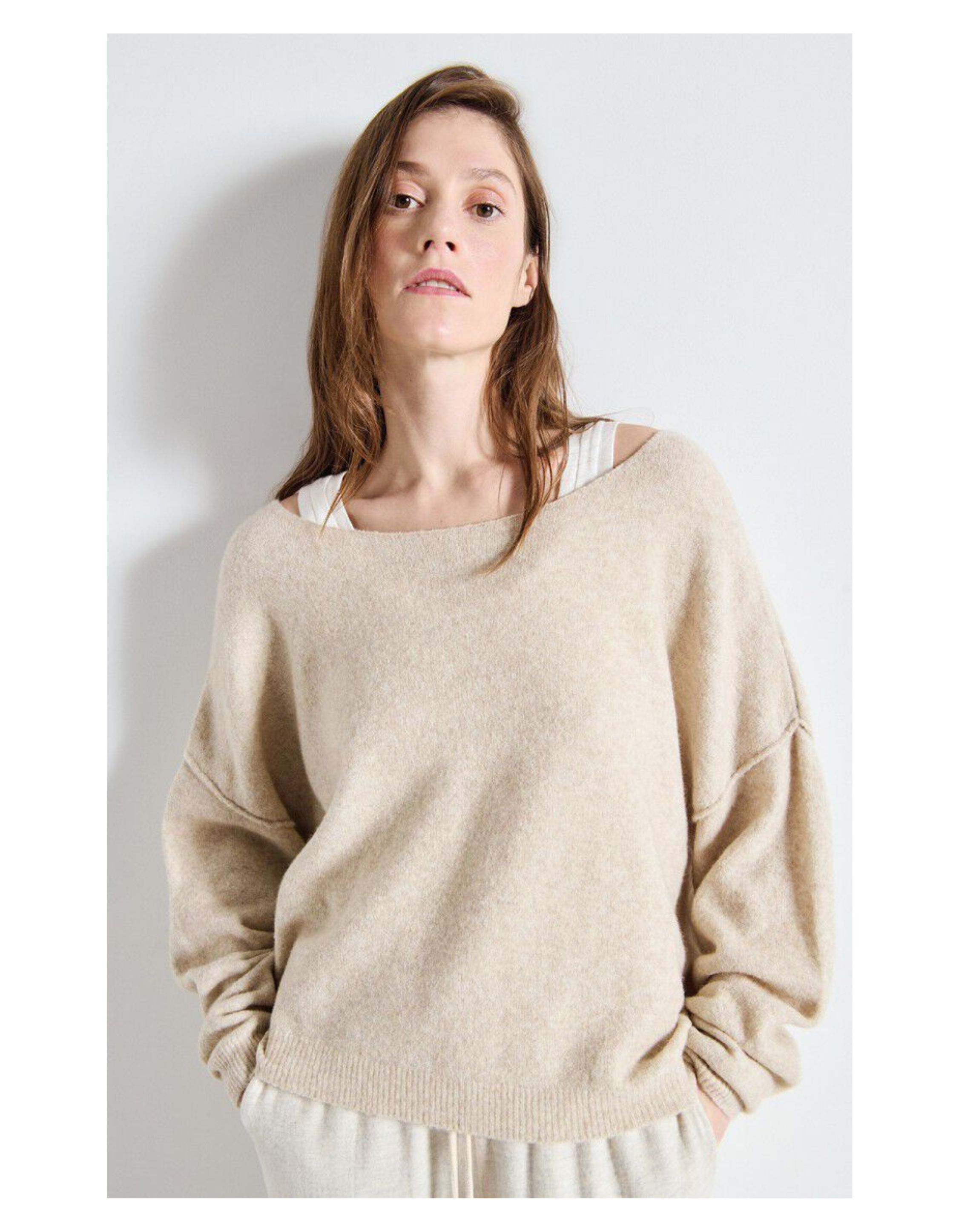 American Vintage Damsville Truien Beige Dam225e26