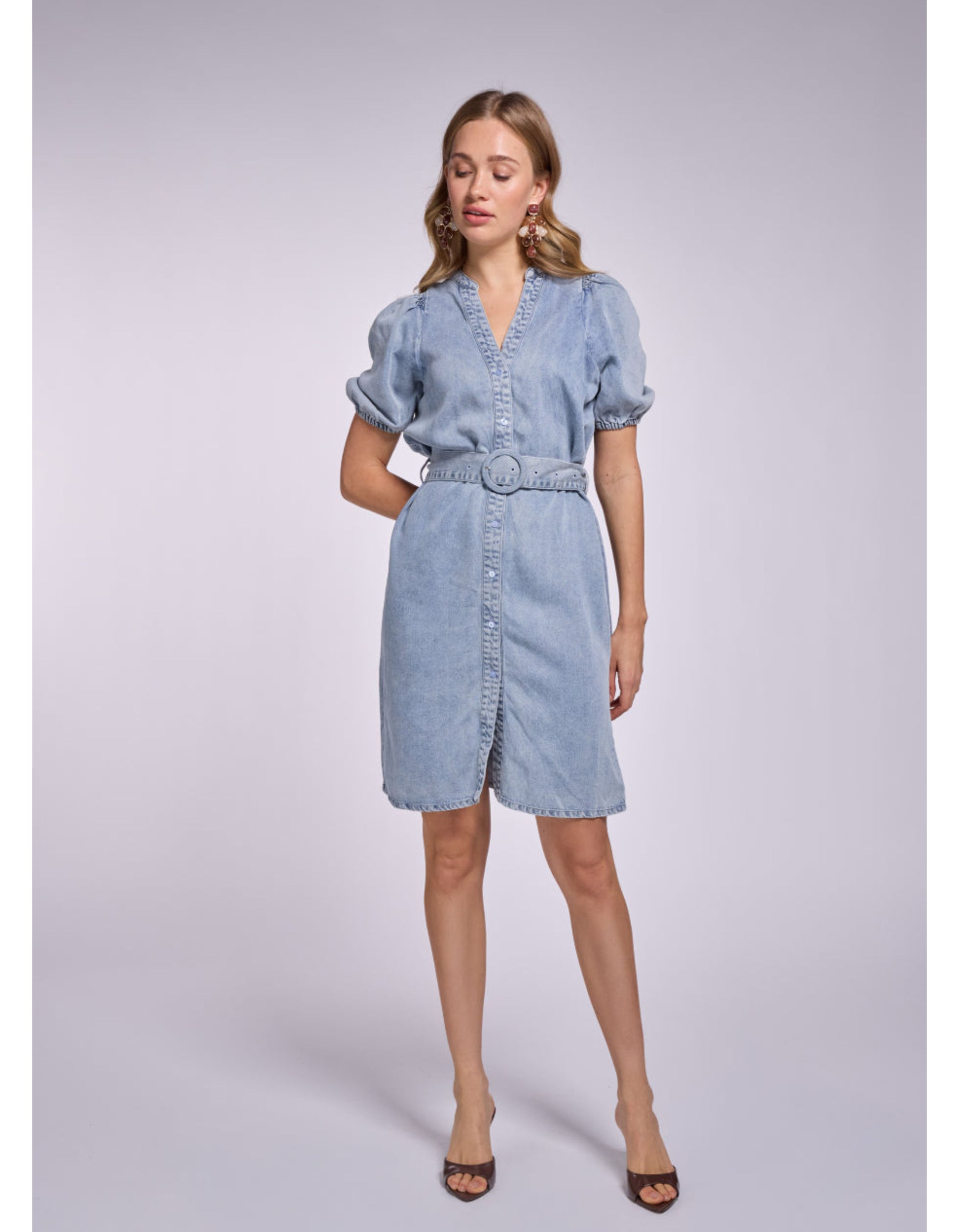 Freebird Dress  Blauw Dael