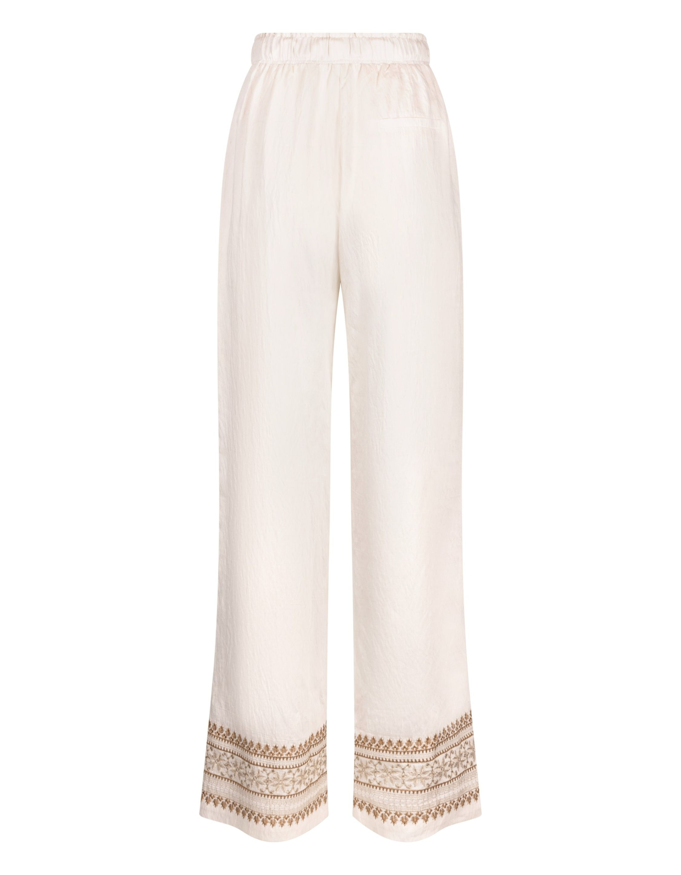 Nukus Valerie Pants Embroidery Pantalons Off White Nks09049