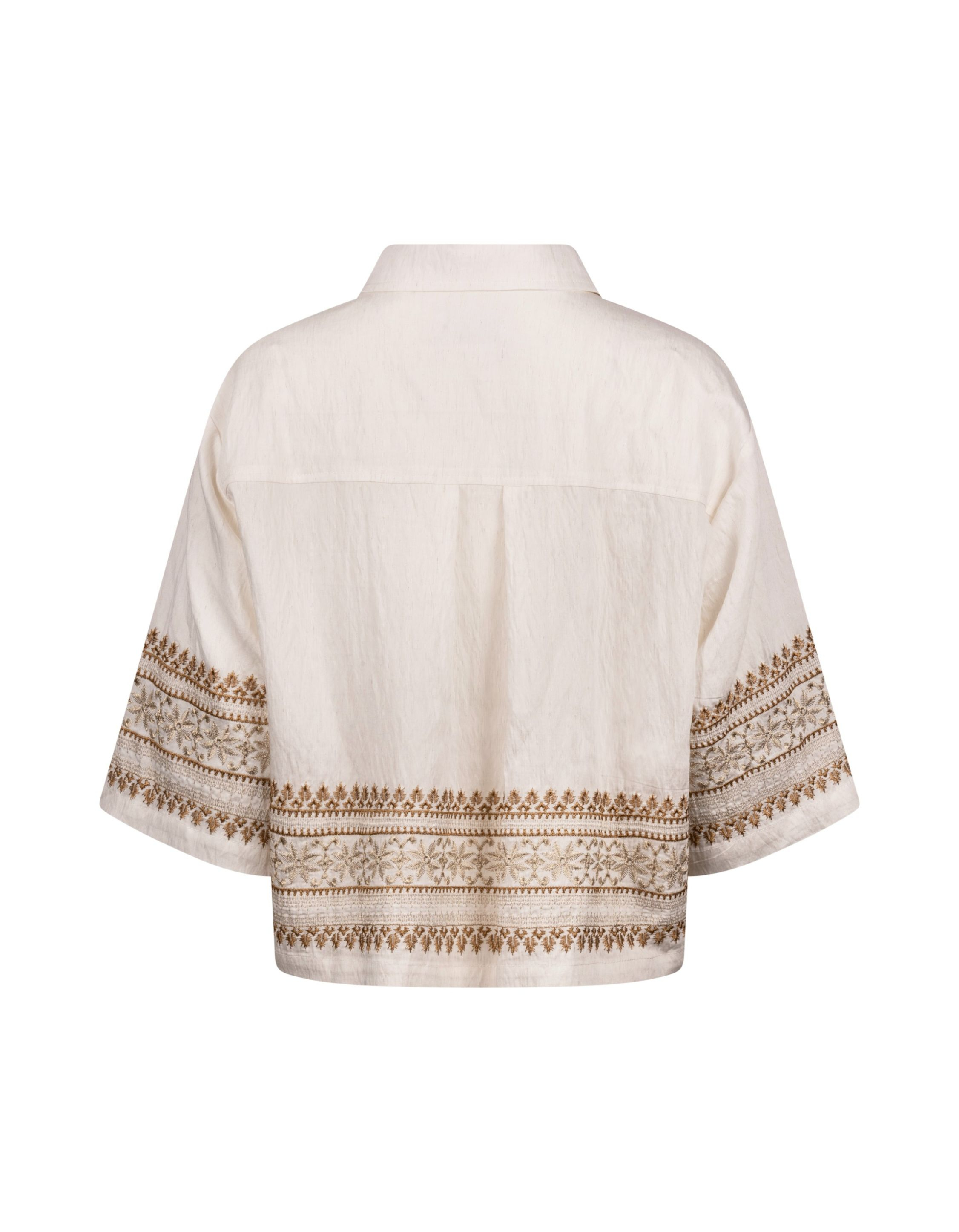 Nukus Bodine Blouse Embroidery Blouses Off White Nks02113