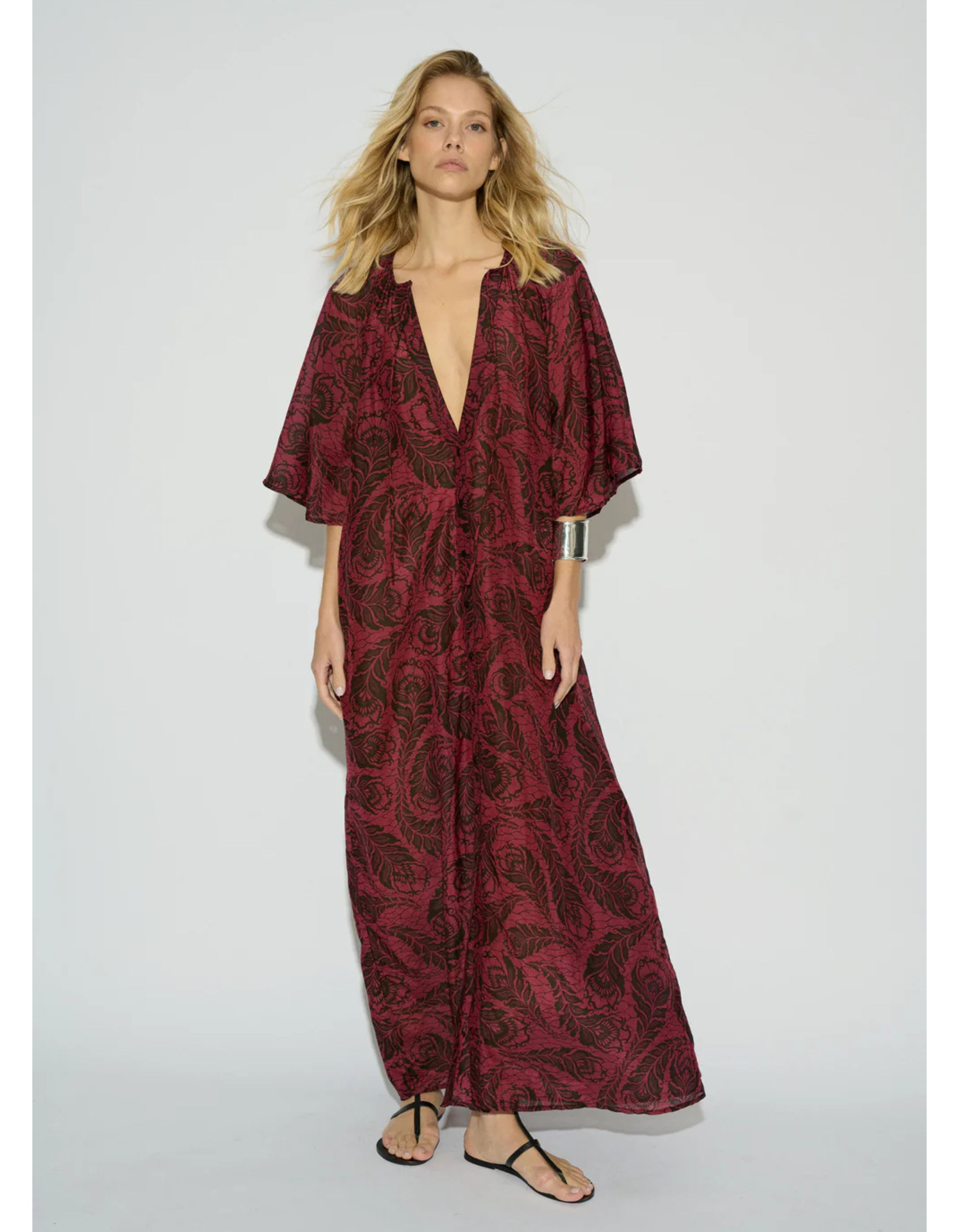 Bad Habits Ss26rdrbadh Jurken Bordeaux Mariona