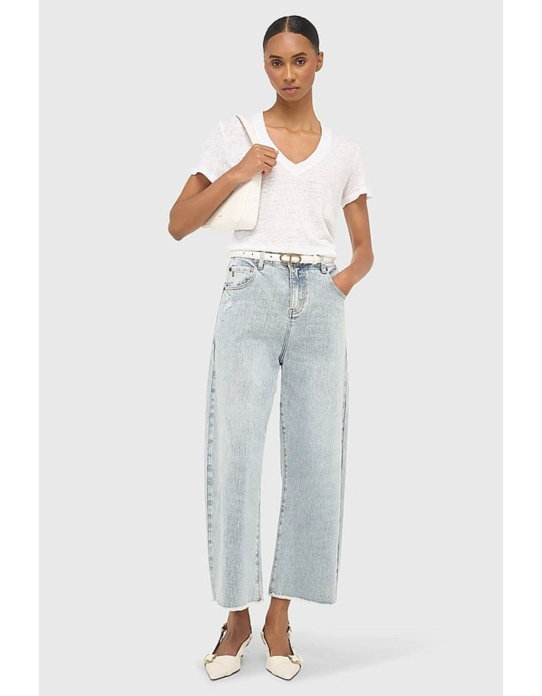 Janice Barrel Jeans Jeans Lichtblauw Baxter