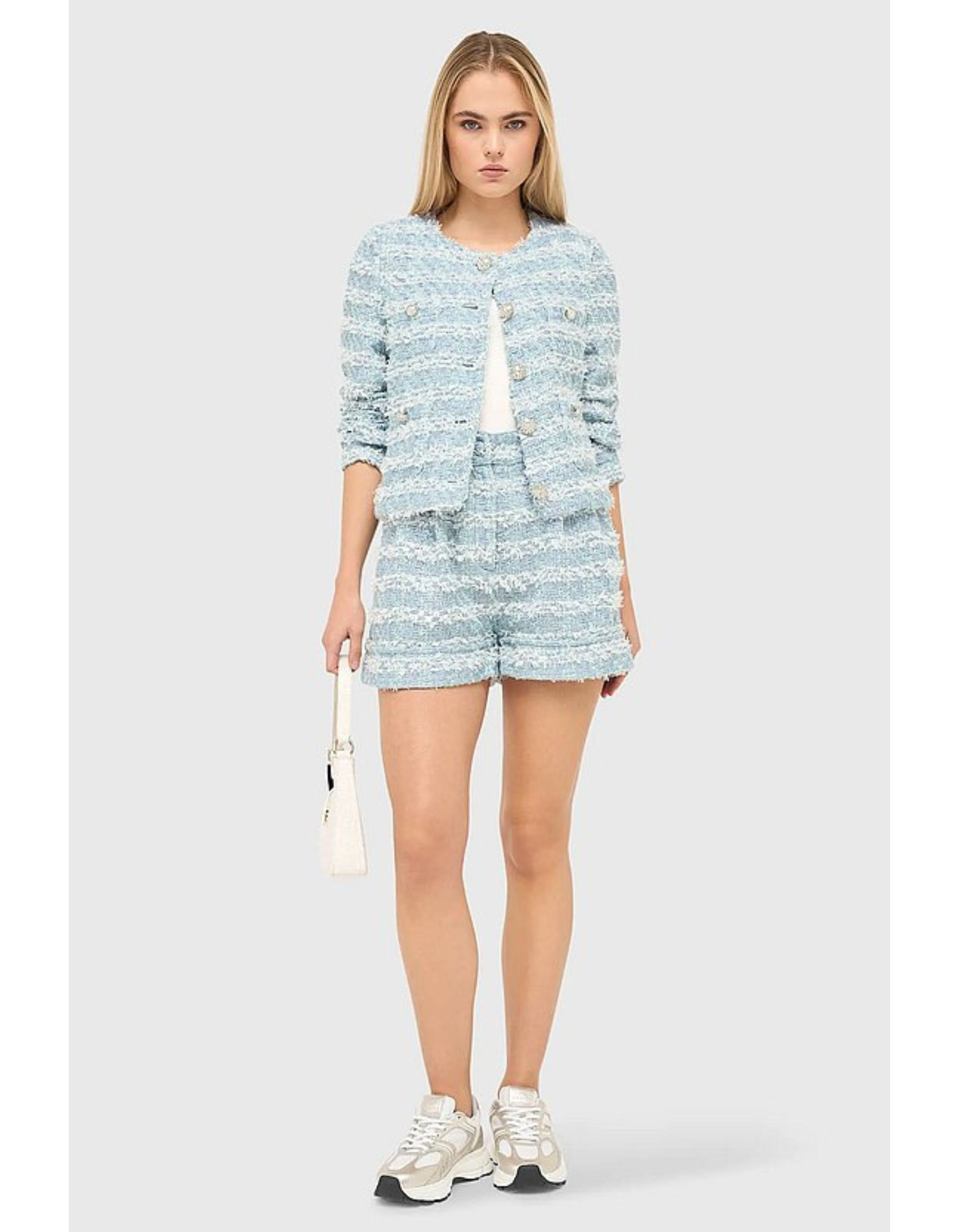 Janice Blazer Blazers Blauw Laurent Tweed