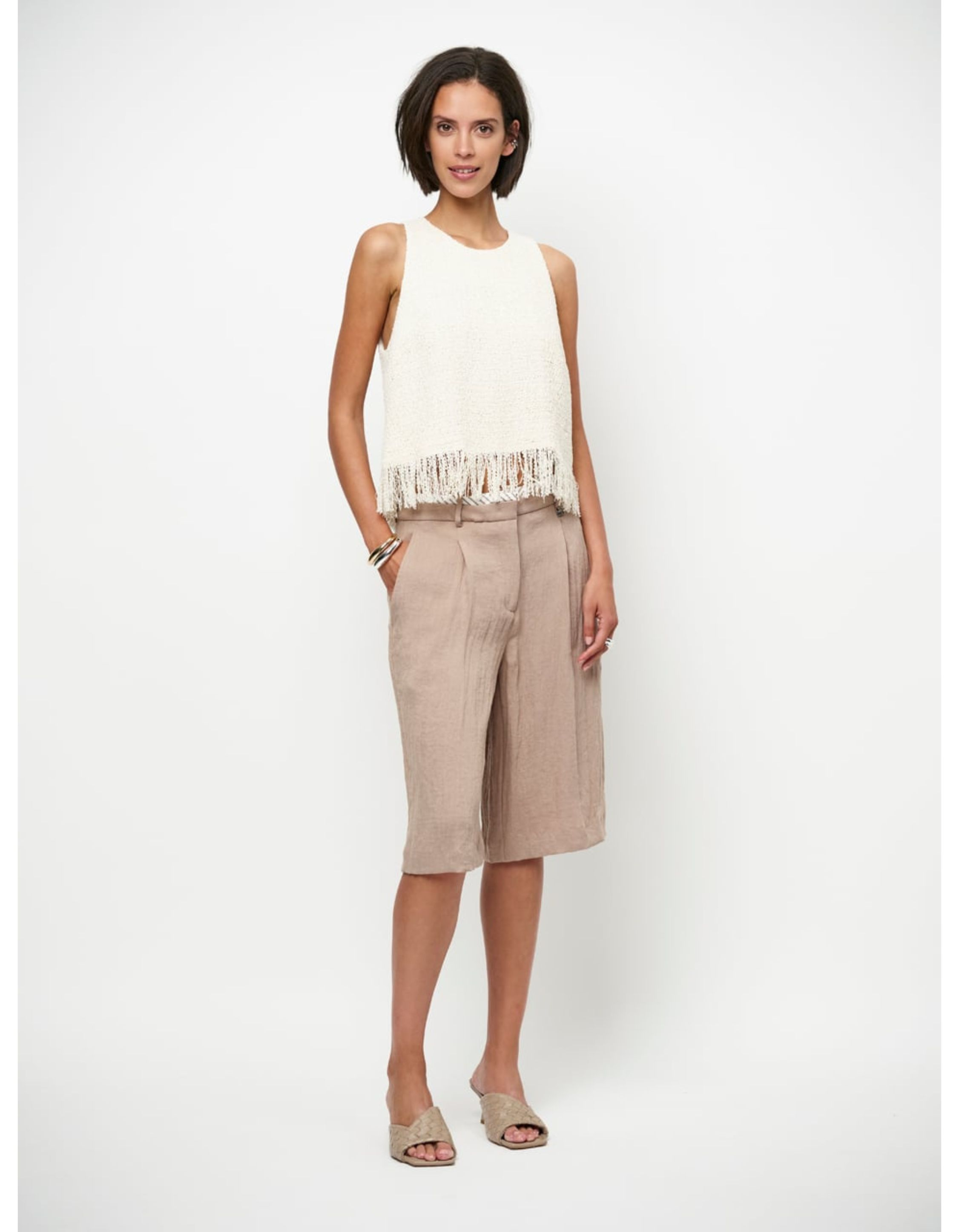 Dante 6 Emra Relaxed Fit Bermuda Bermudas Zand 261142