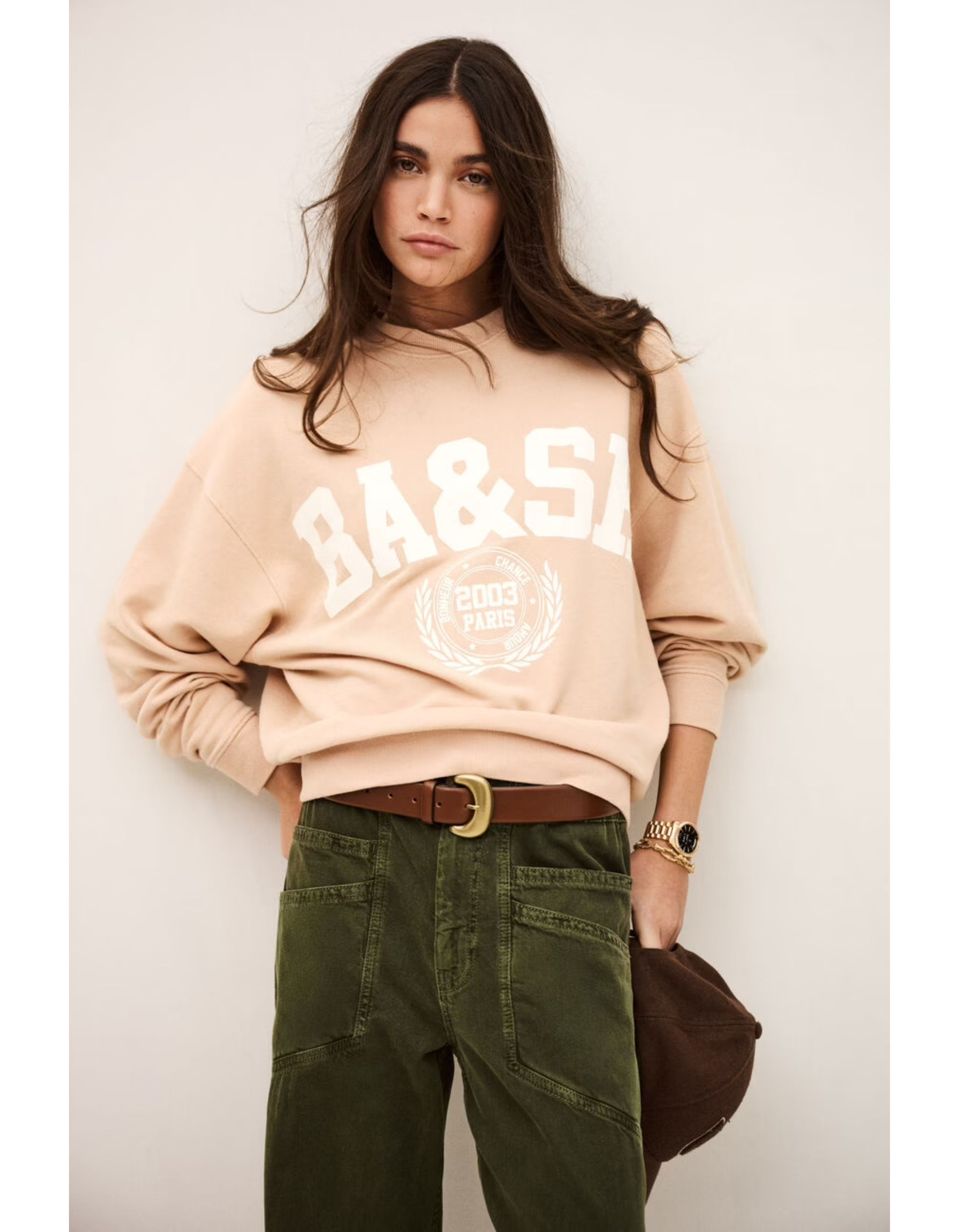 Ba&sh Benjamin Sweaters Lichtroze 1e26benj