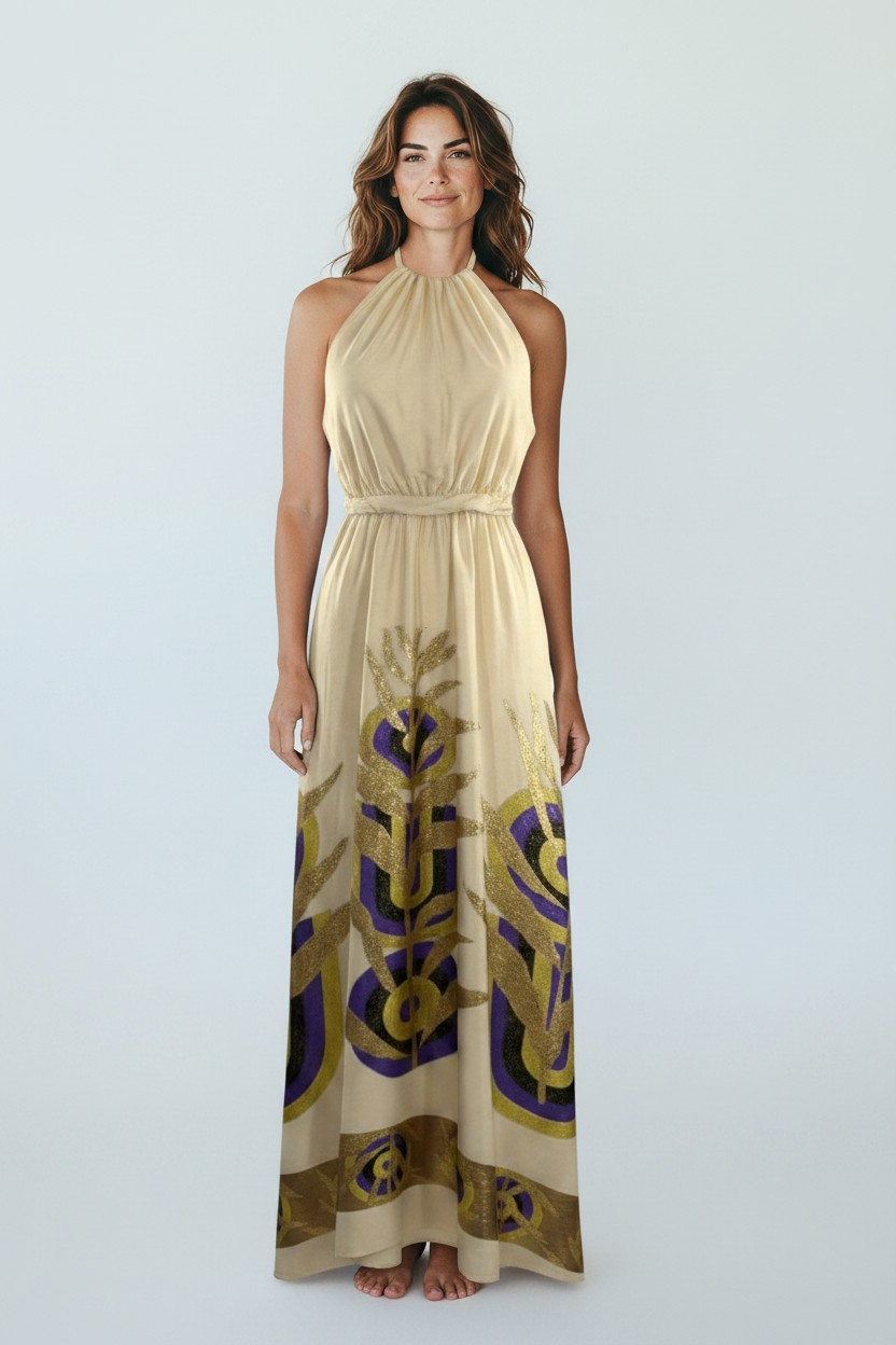 Nema N237 Jurken Beige 15107 N237
