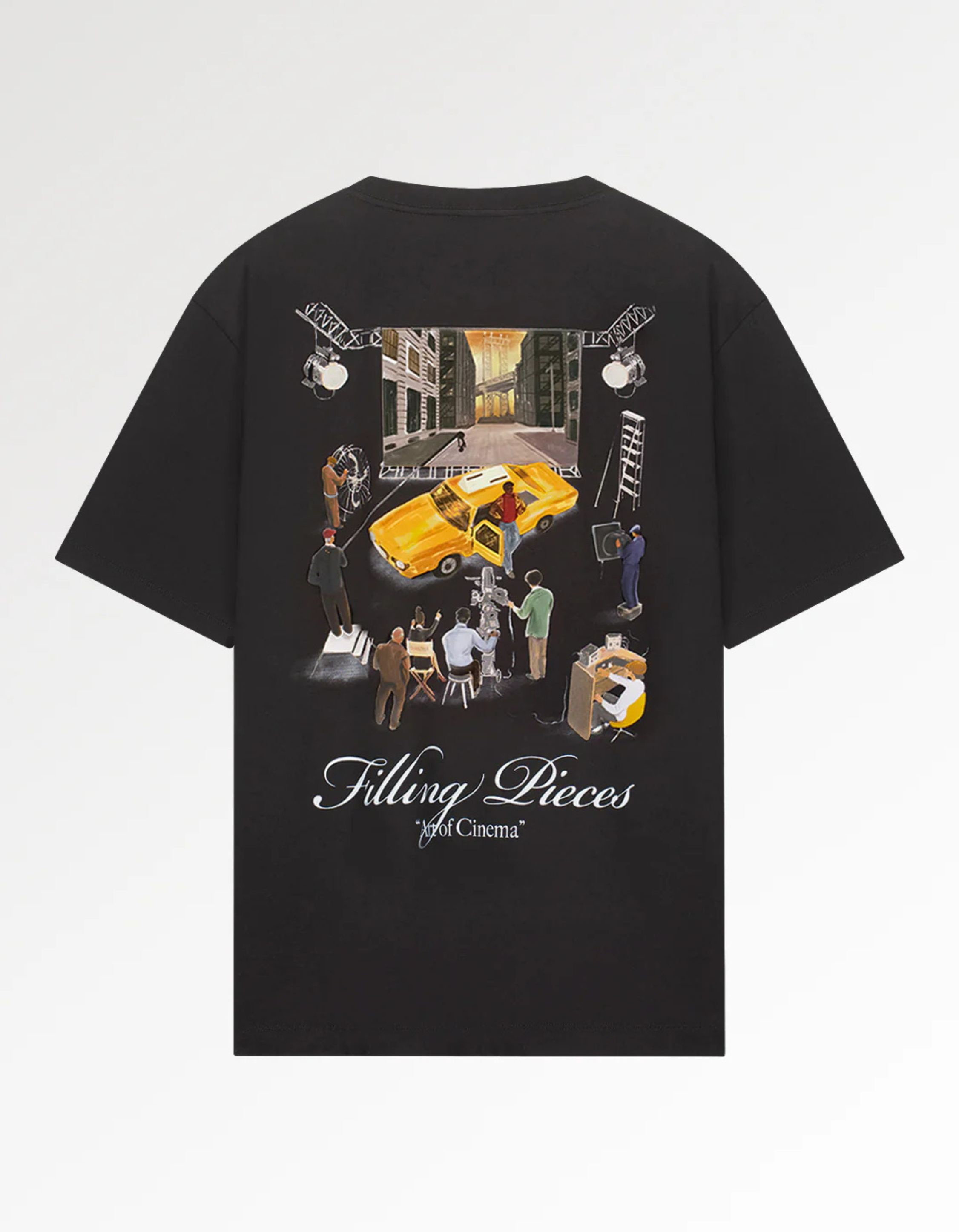 Filling Pieces 422620500360 T-shirts Zwart T-shirt Film Set