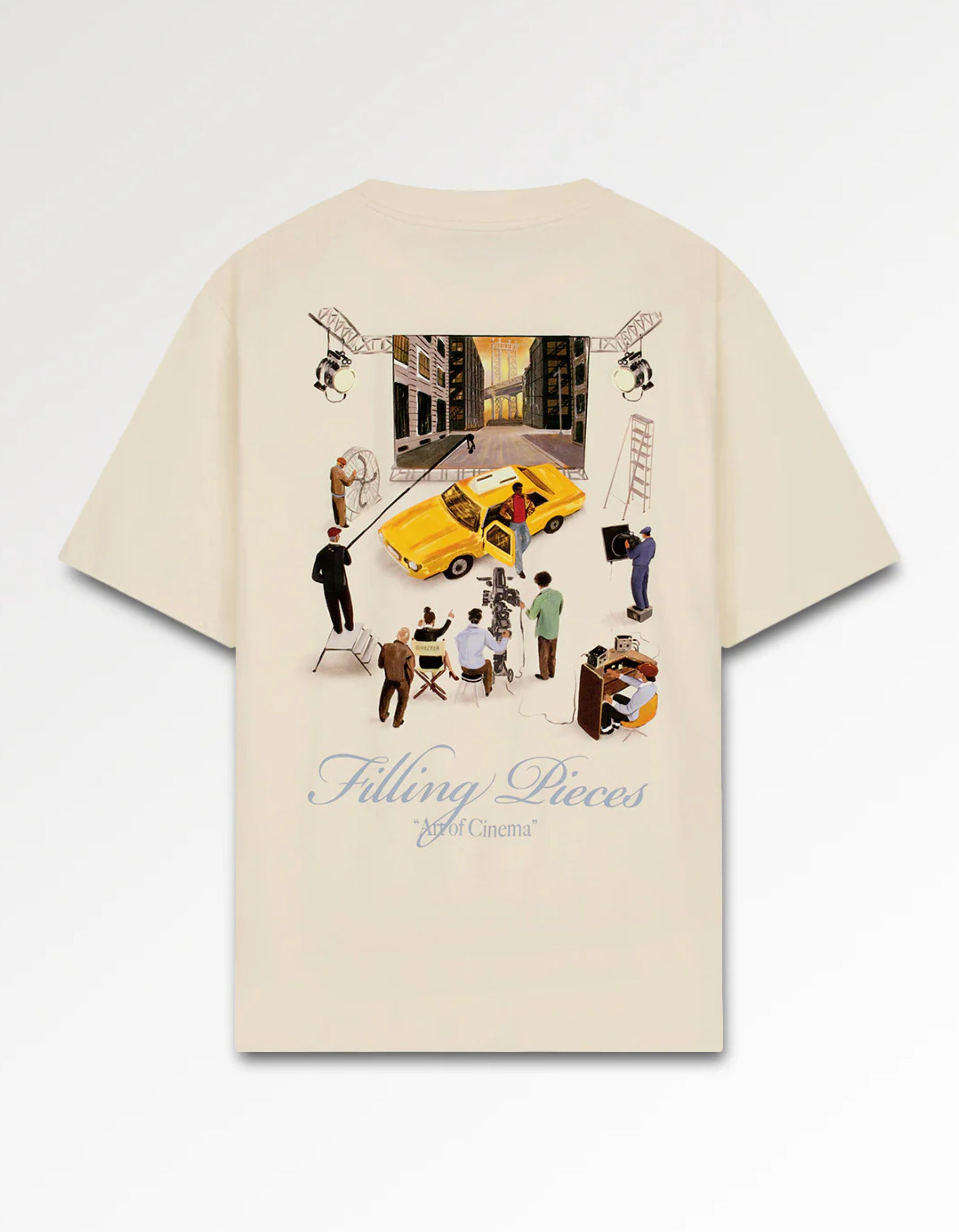 Filling Pieces 422620500360 T-shirts Ecru T-shirt Film Set