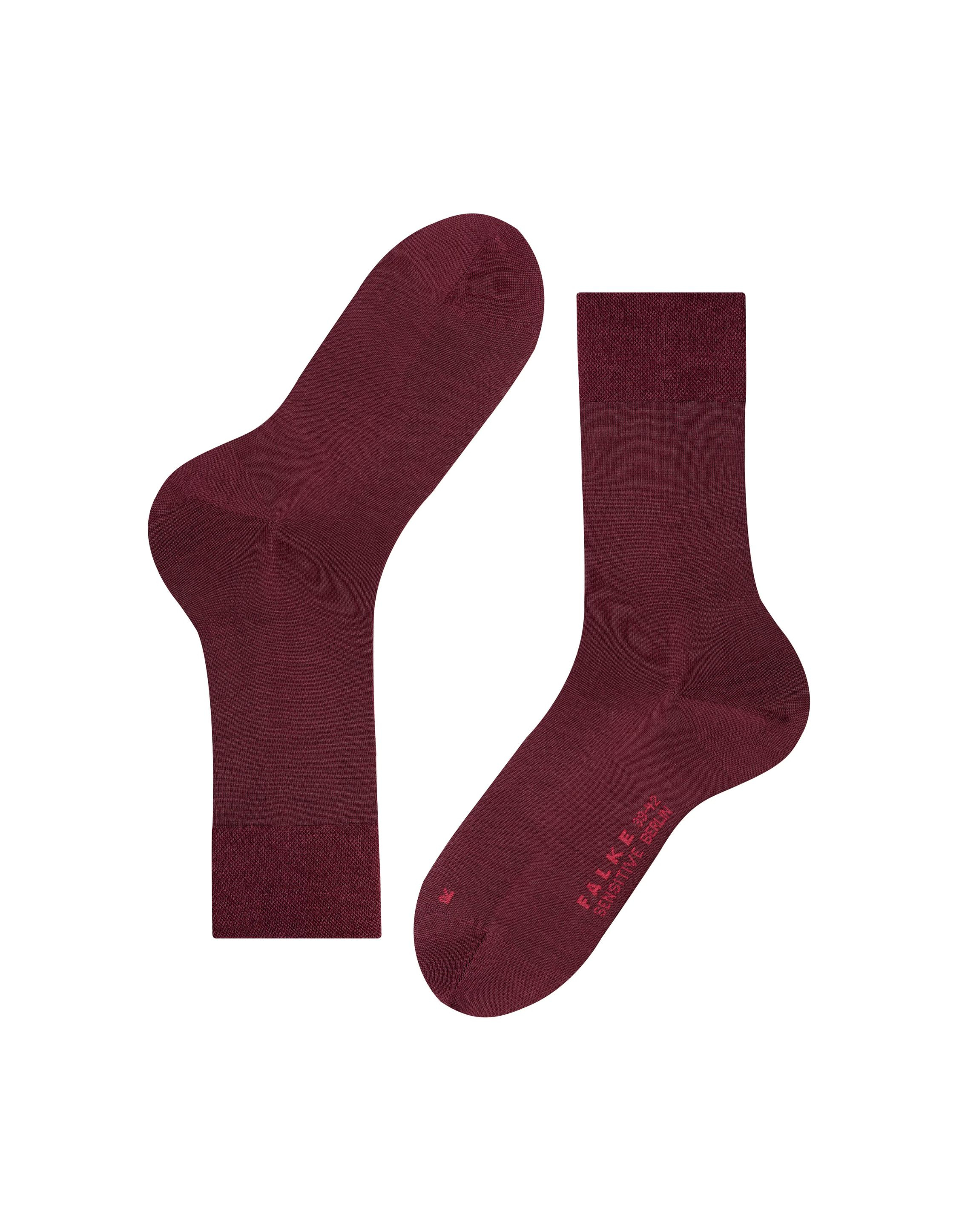 Falke Sensitive Berlin Sokken Bordeaux 14448/8596