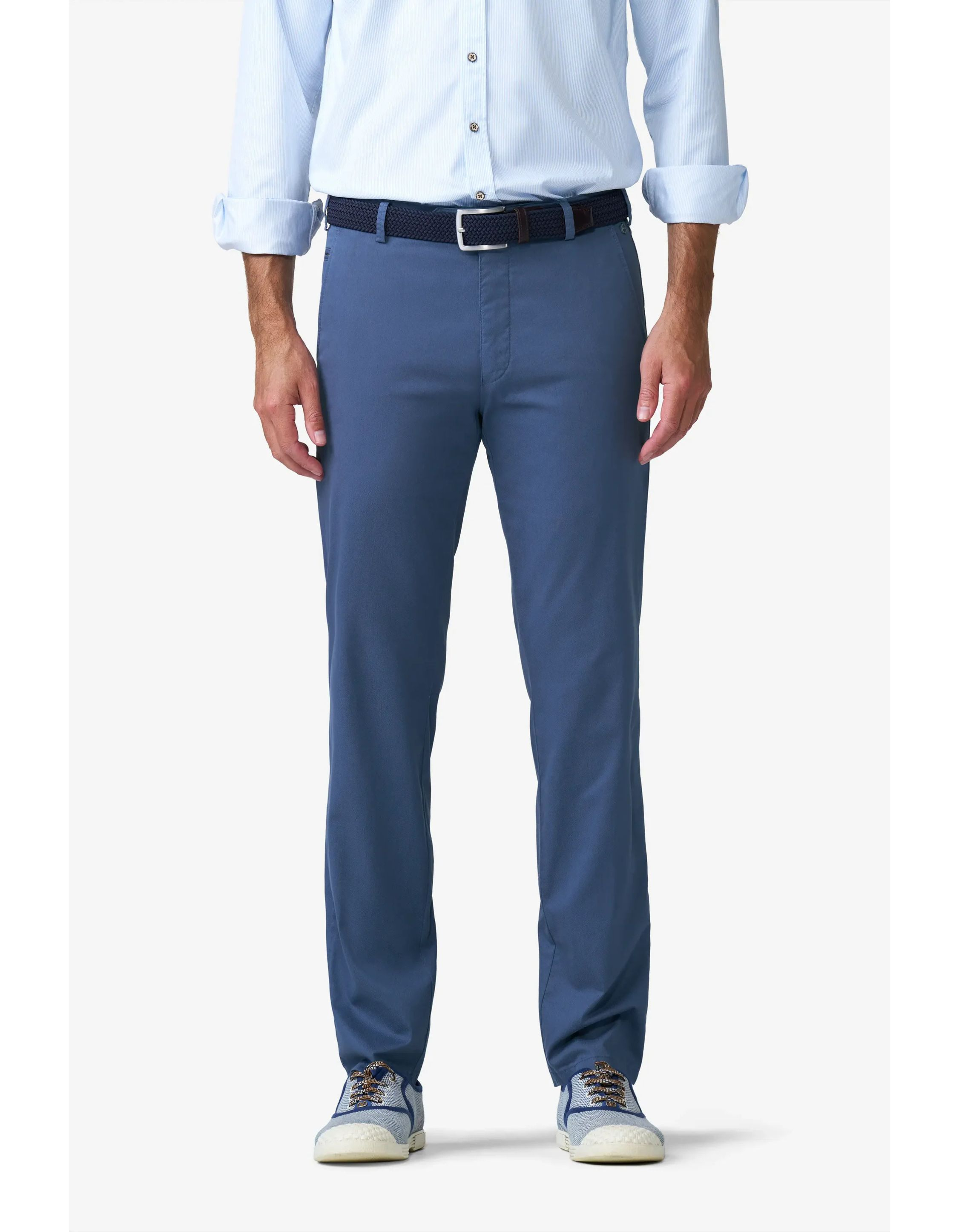 Meyer 102 Bonn Chino Blauw 1-5075