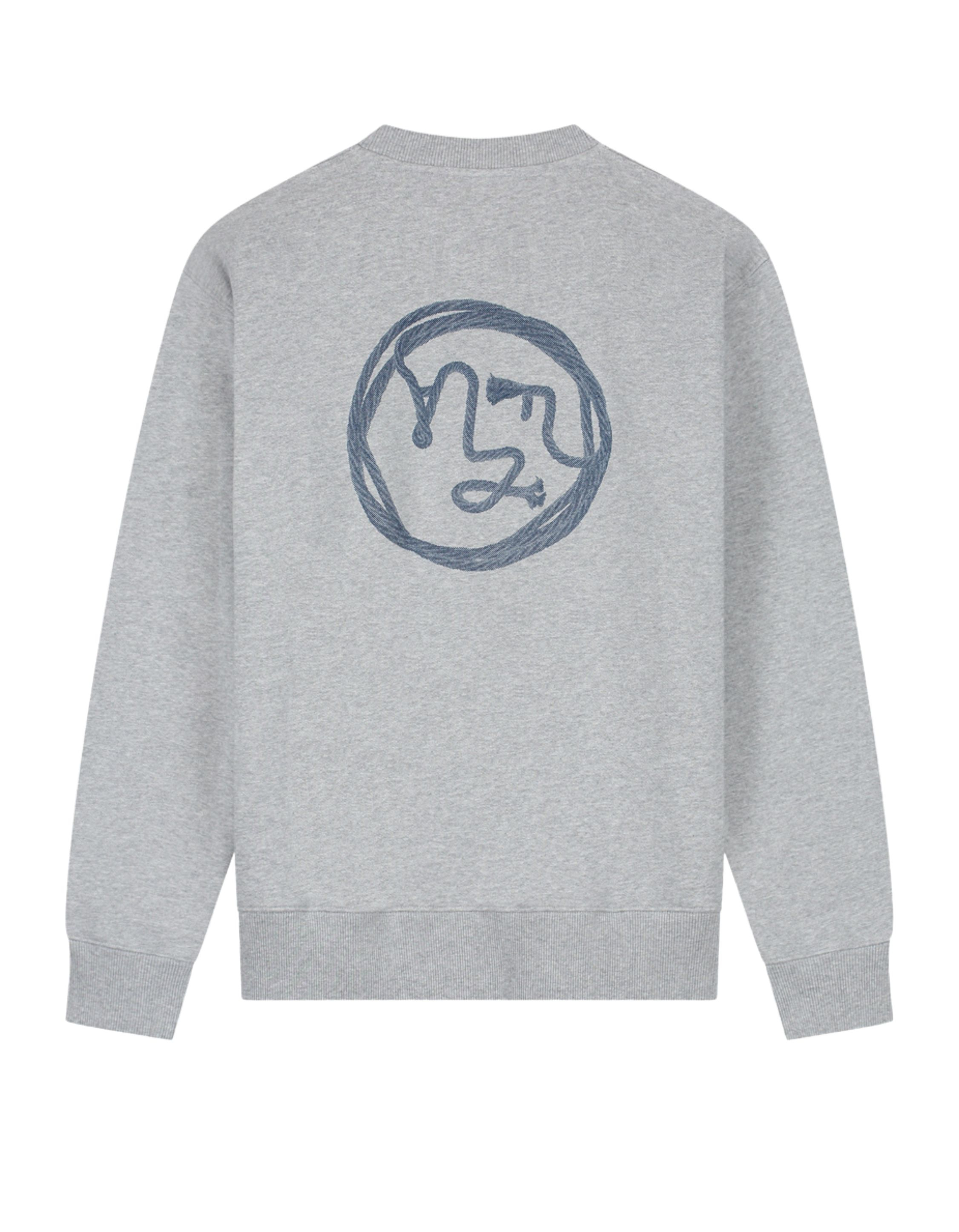 Olaf Lasso Face Sweaters Grijs M260200