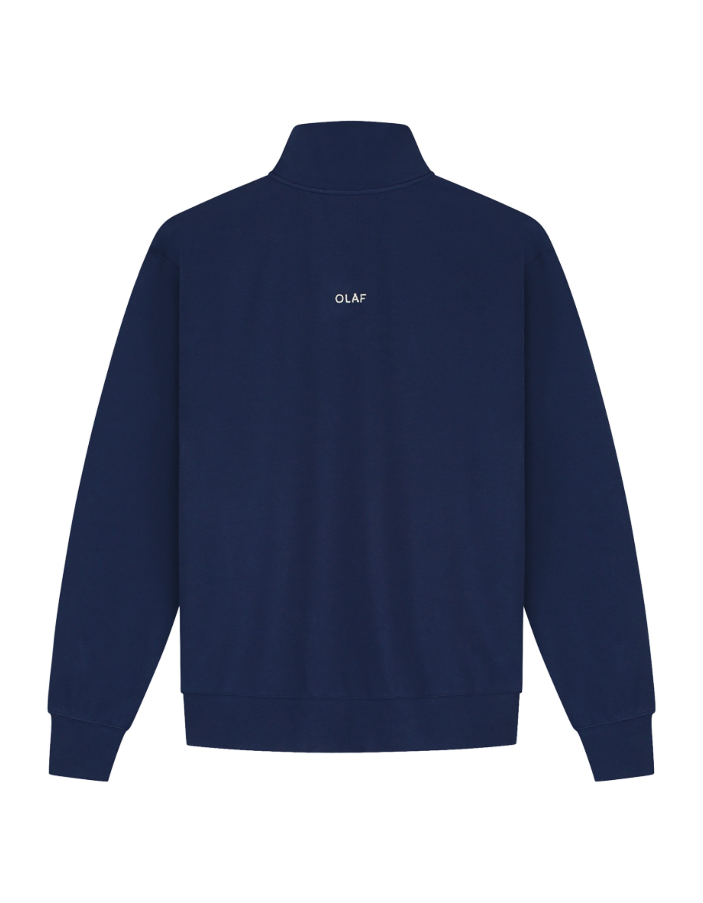 Olaf Essential Half Zip Pullovers Donkerblauw M260205