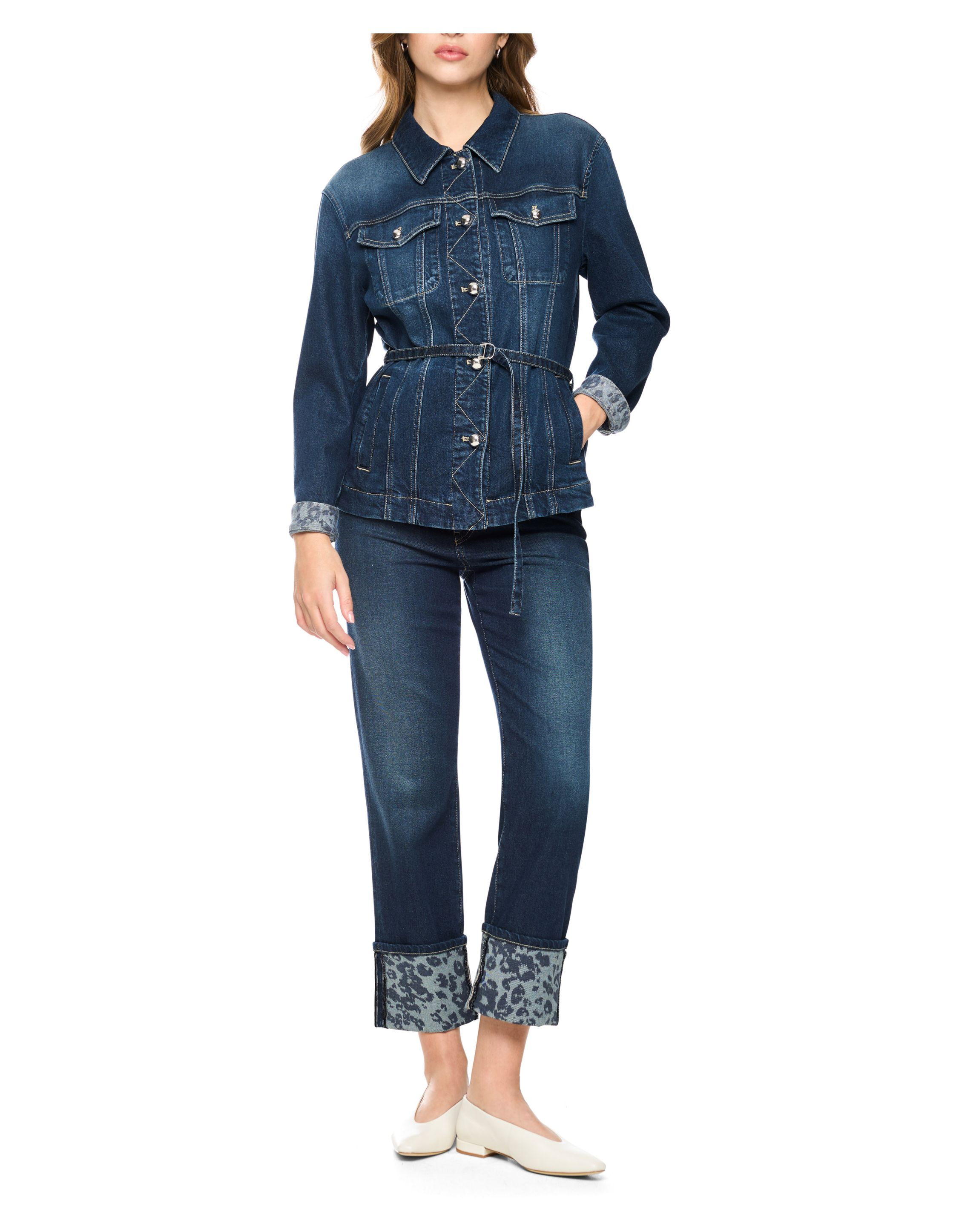 Marccain Jack Jackets Donkerblauw Bc 31.04 D08