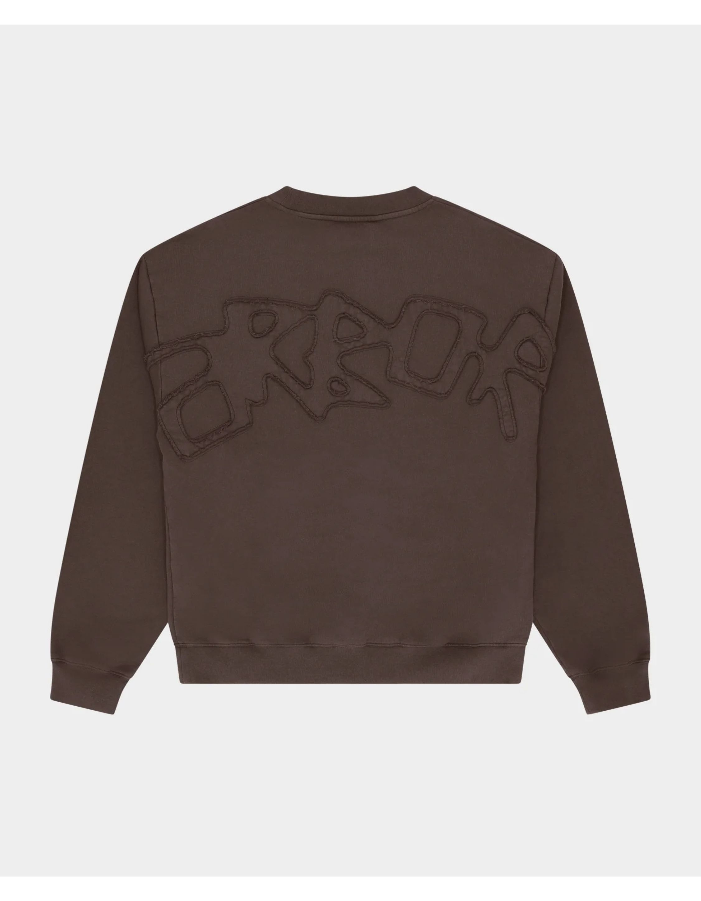 Arbor Antwerp Big Application Sweaters Donkerbruin Big Application Crewneck