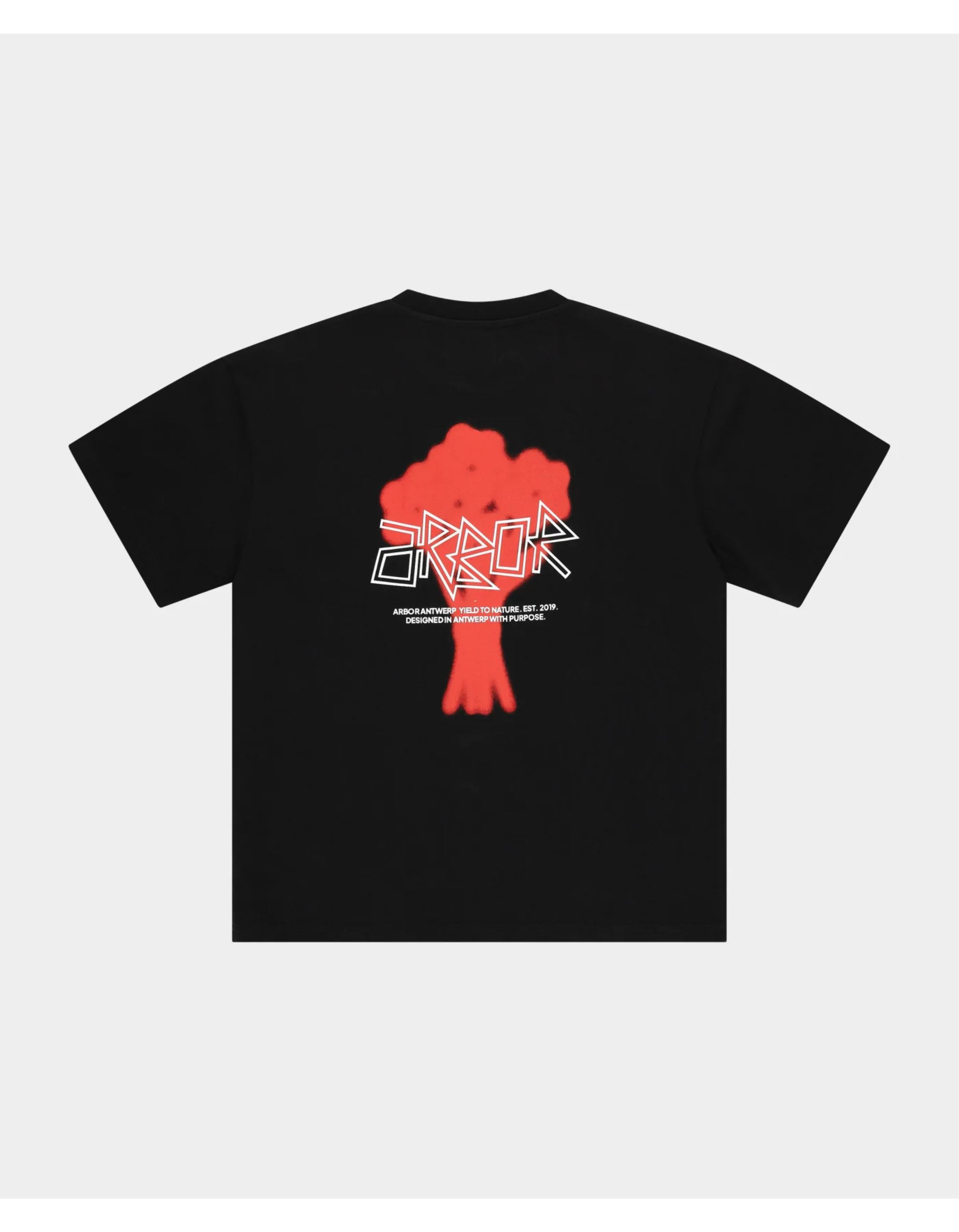 Arbor Antwerp Floral Bouquet Red T-shirts Zwart Floral Bouquet Red T-shirt