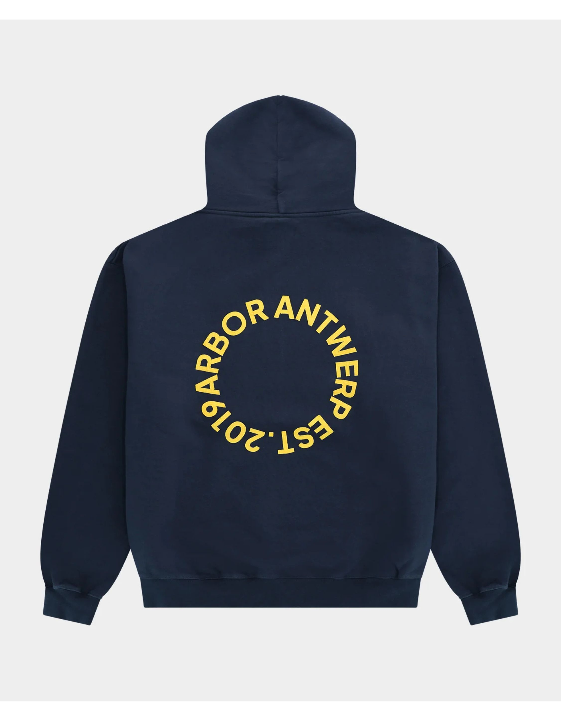 Arbor Antwerp Circle Application Hoodies Blauw Circle Application Hoodie