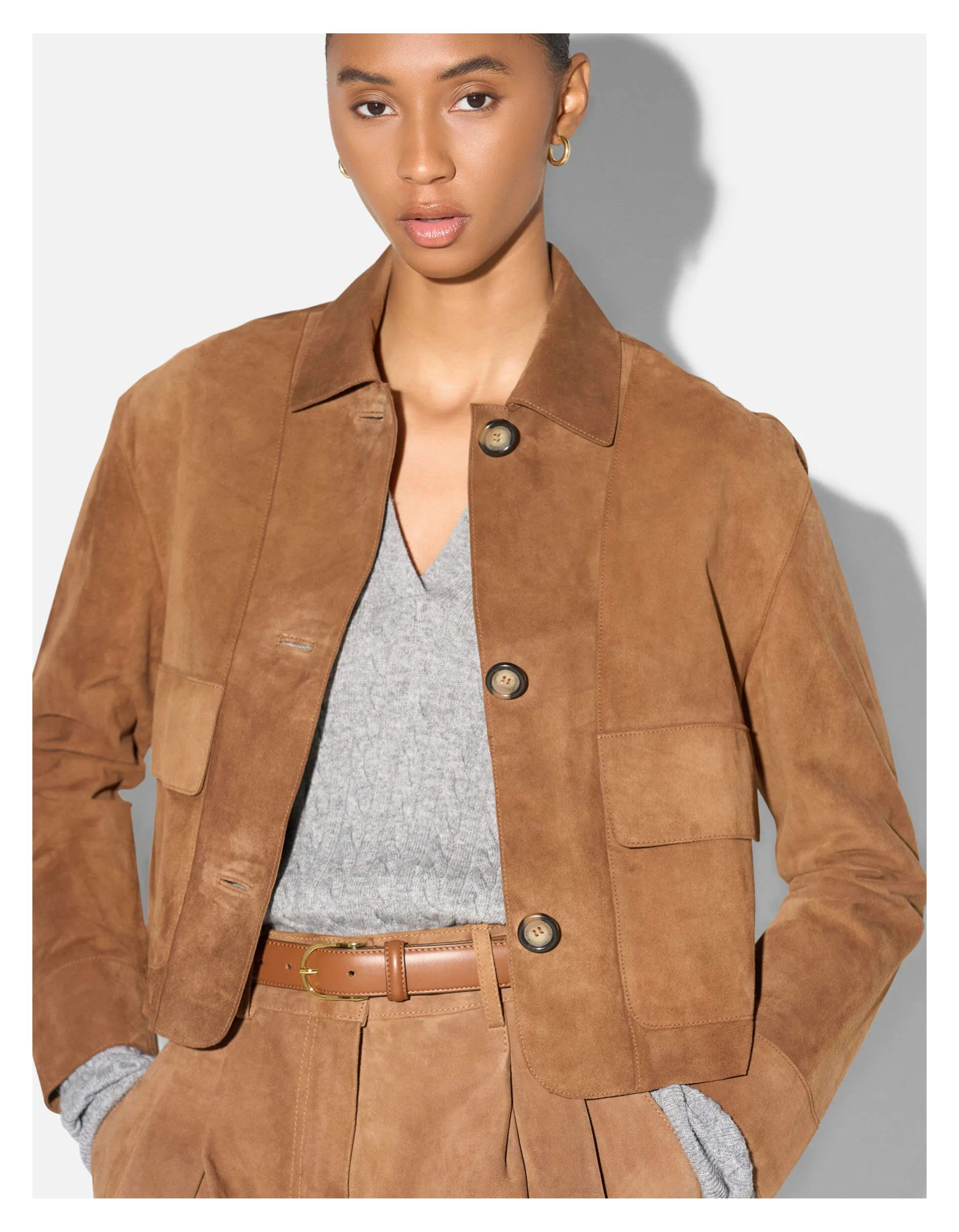 Janice William Jackets Cognac William