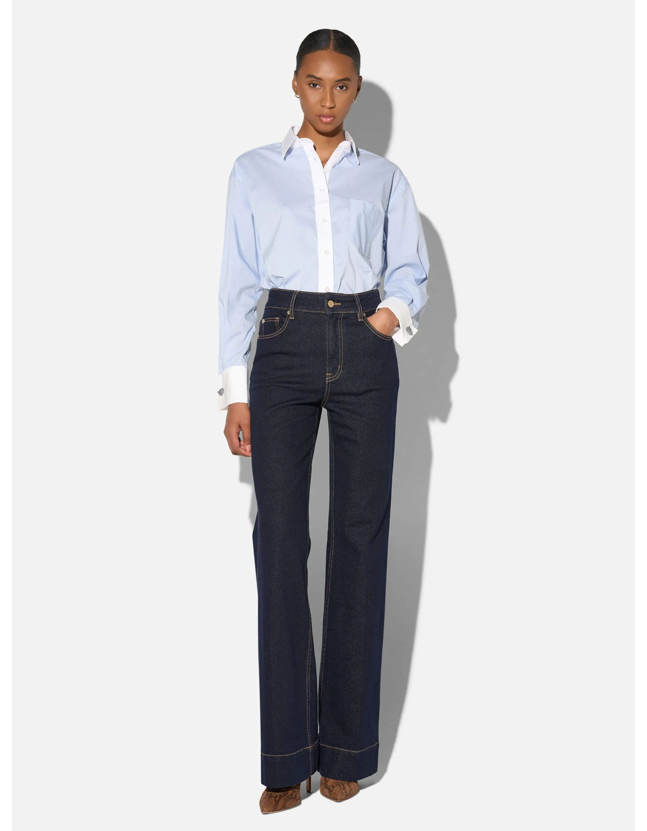 Janice Trey Jeans Donkerblauw Trey