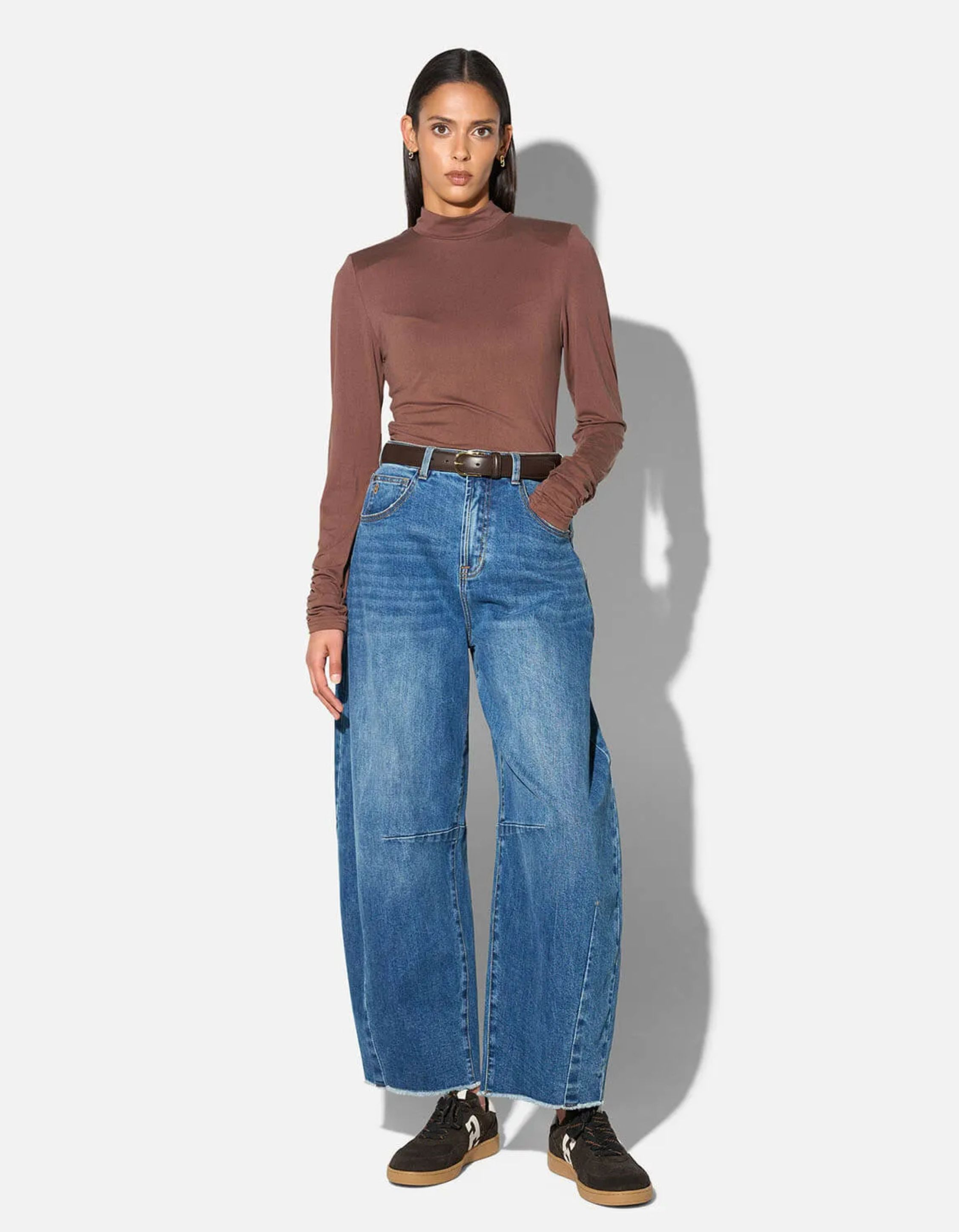 Janice Barrel Jeans Jeans Blauw Billy